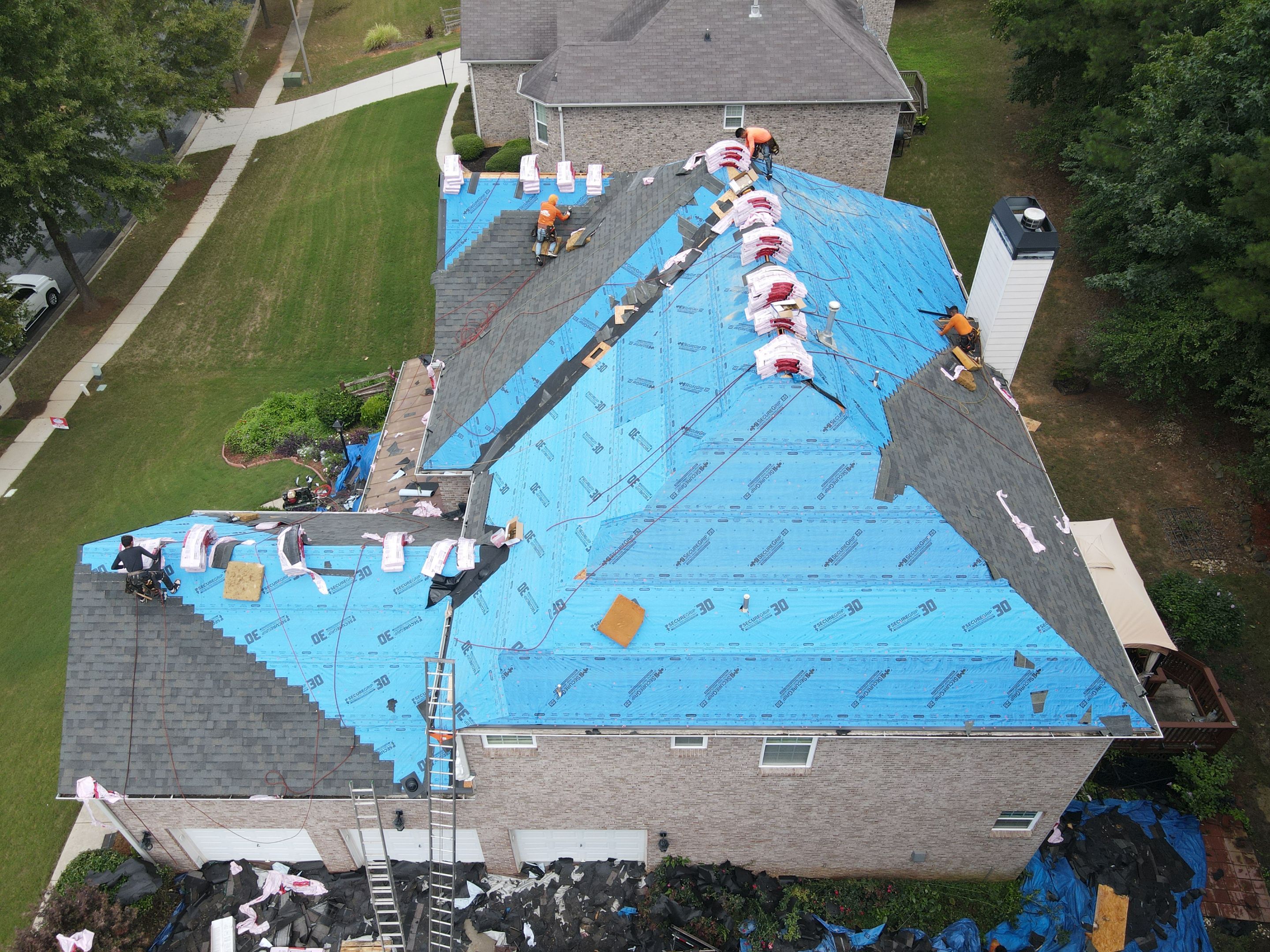 Residential Roofing Installation using Owens Corning by Inspector Roofing and Restoration