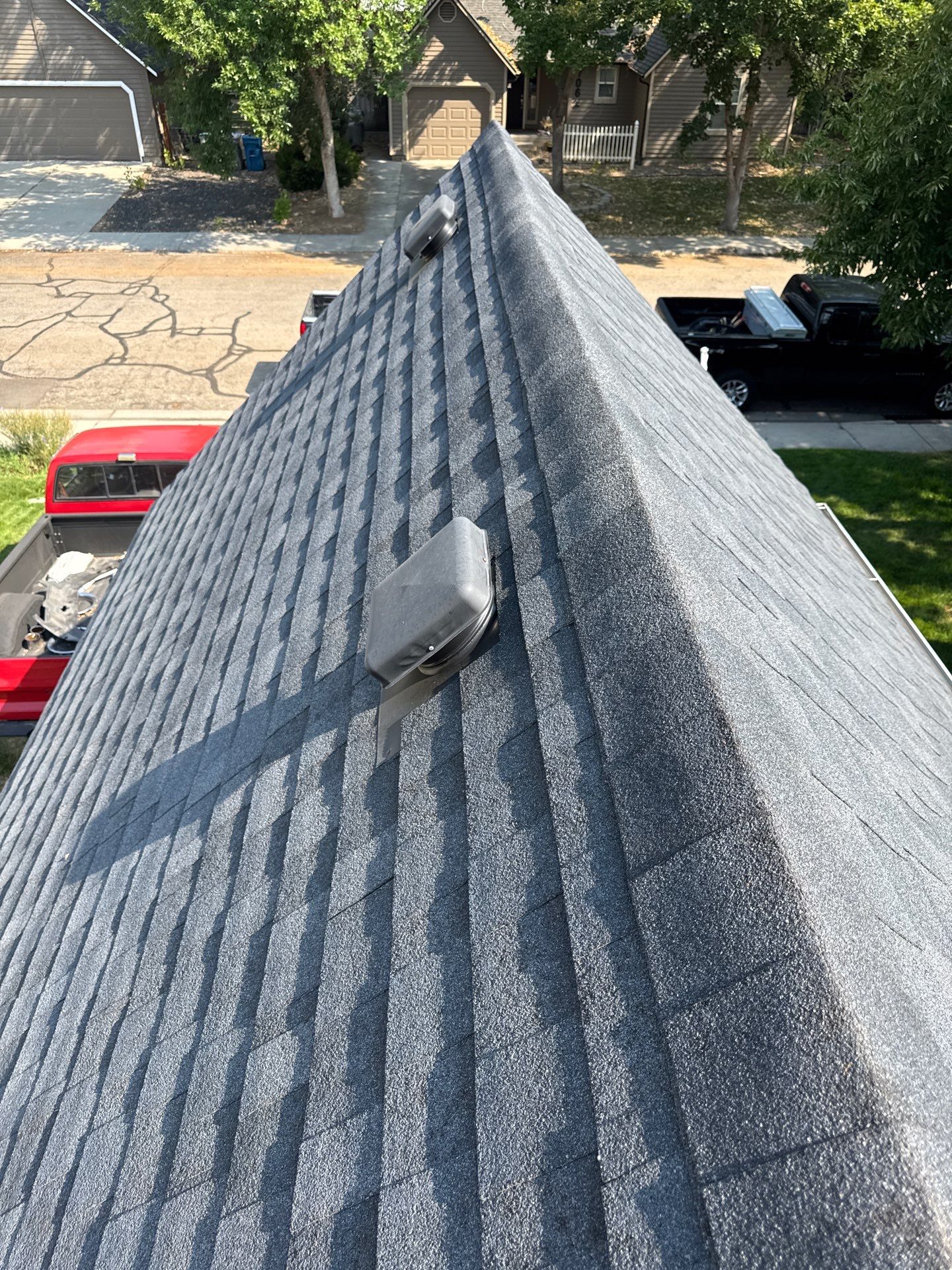 Complete Residential Roof Replacement and Sheathing Repair in Boise by Olive Roofing