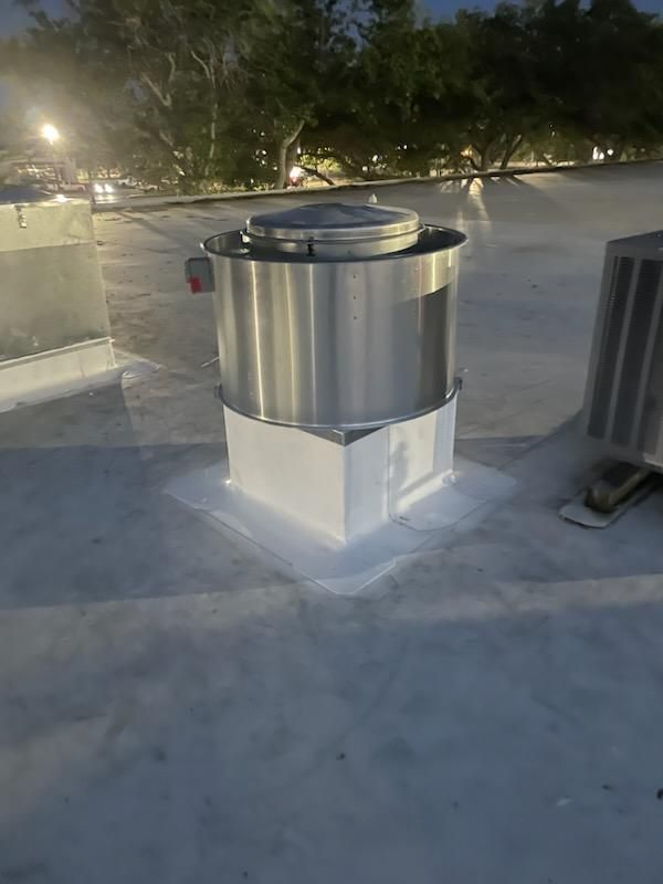 Commercial Roofing Repair using TPO by Galvan Roofing and Construction