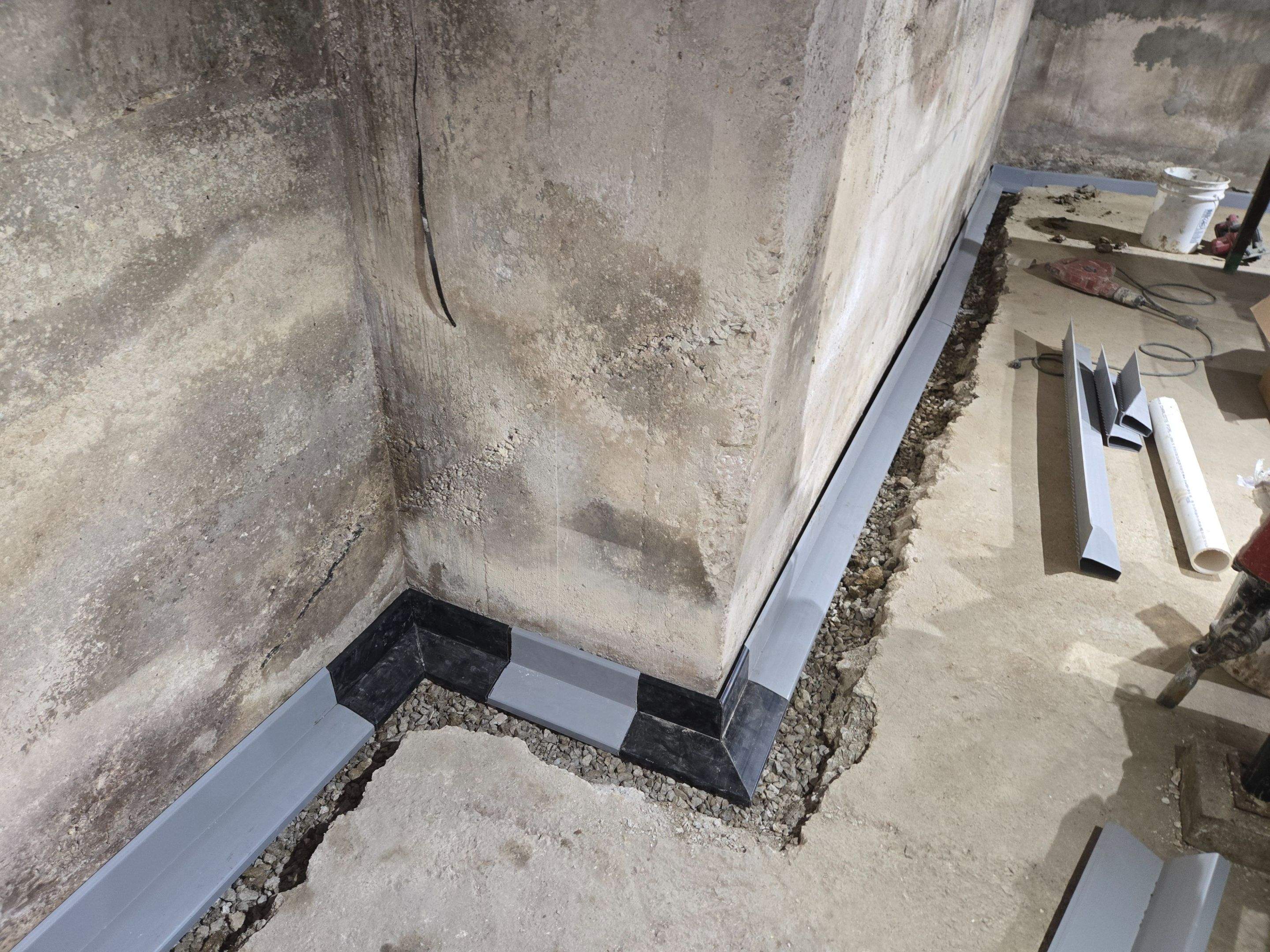 Advanced Foundation Drainage and Hydrostatic Pressure Relief System by Allied Water Services