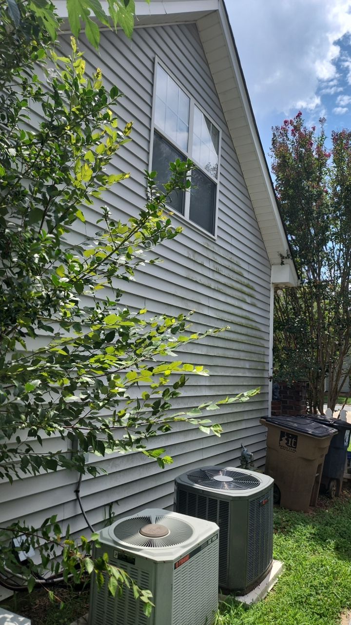 House Wash using cleaner by Power Wash Masters LLC