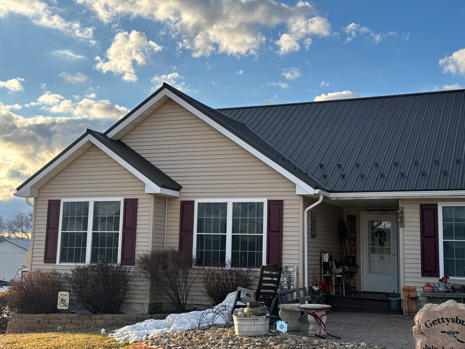 Standing Seam Metal Roof Replacement in Pine Grove by Esh Builders