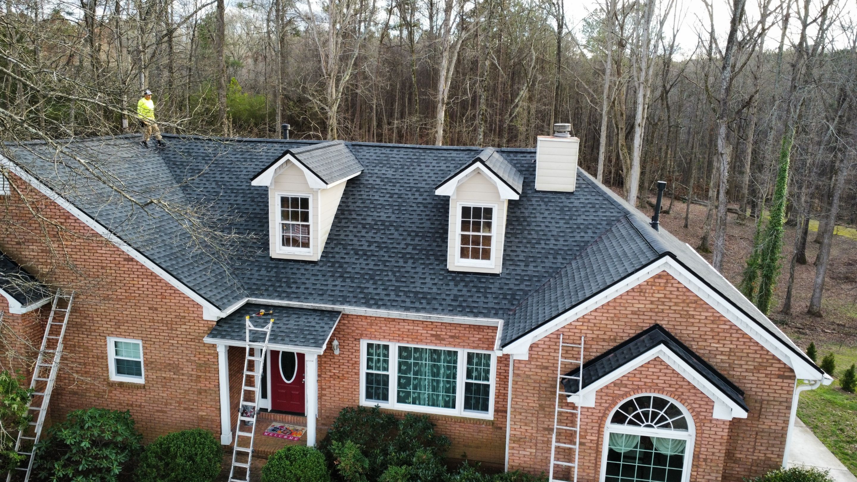 Powder Springs, GA Roof Replacement, GAF Timberline HDZ Charcoal by Reset Roofing