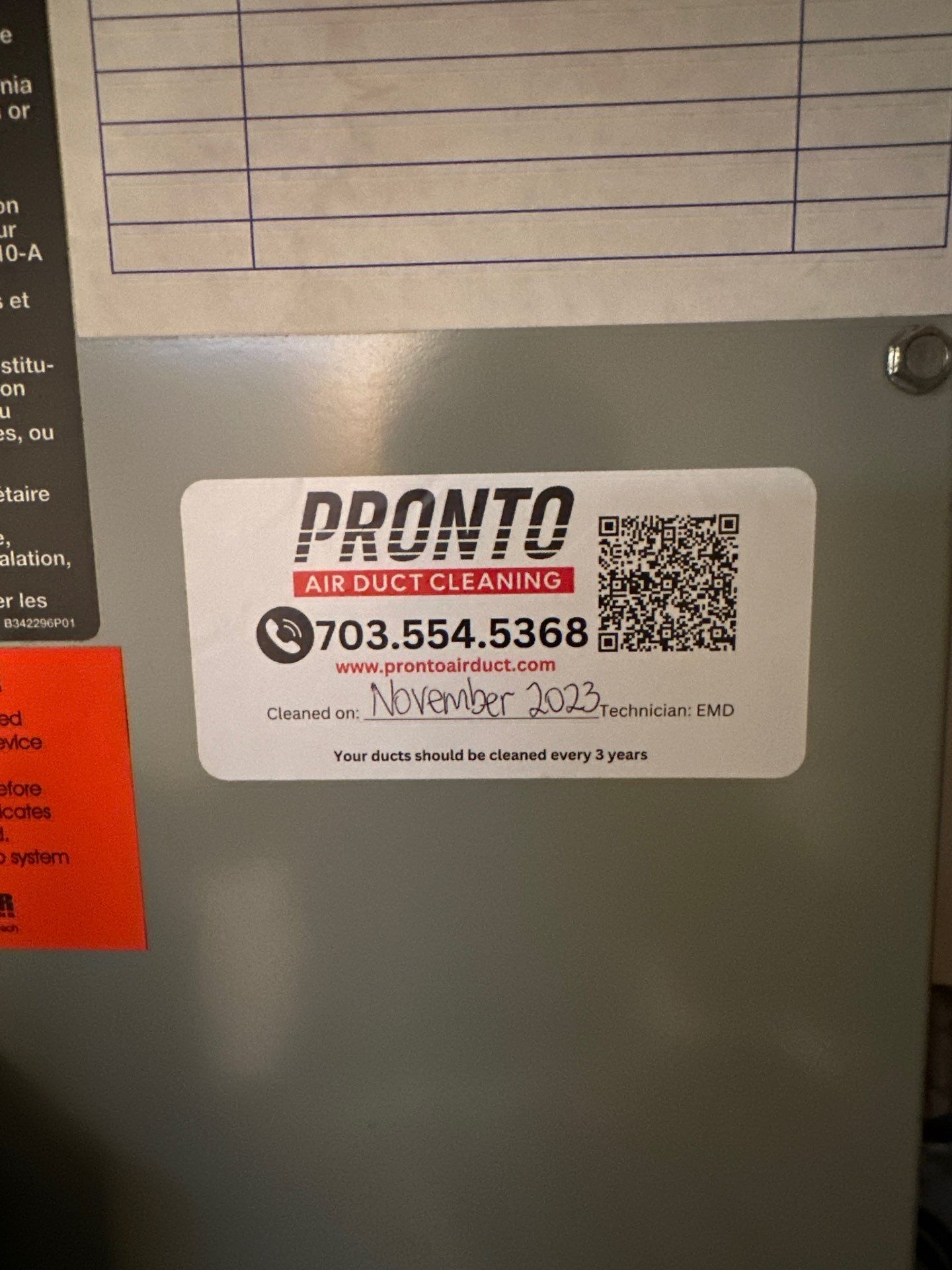 Air duct cleaning using Hypervac by Pronto Air Duct Cleaning