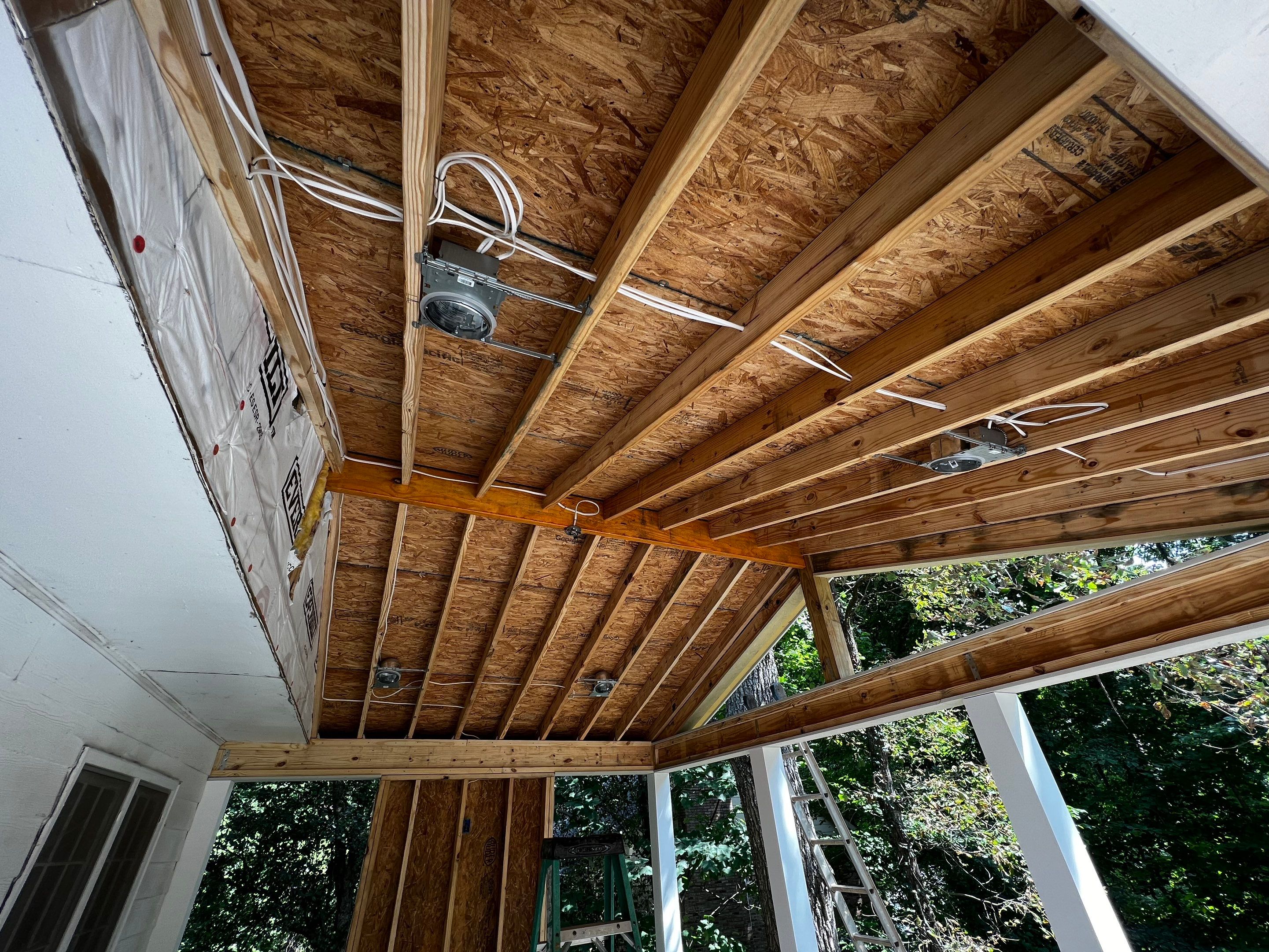 Elevated Composite Deck and Screened Porch Construction in Duluth by Swift Home Renovations 