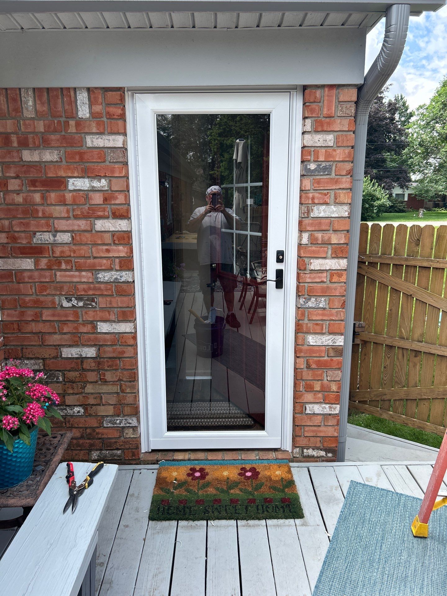New Entry Door and Sliding Patio Door Installation in Fortville by Merrifield Exteriors, LLC