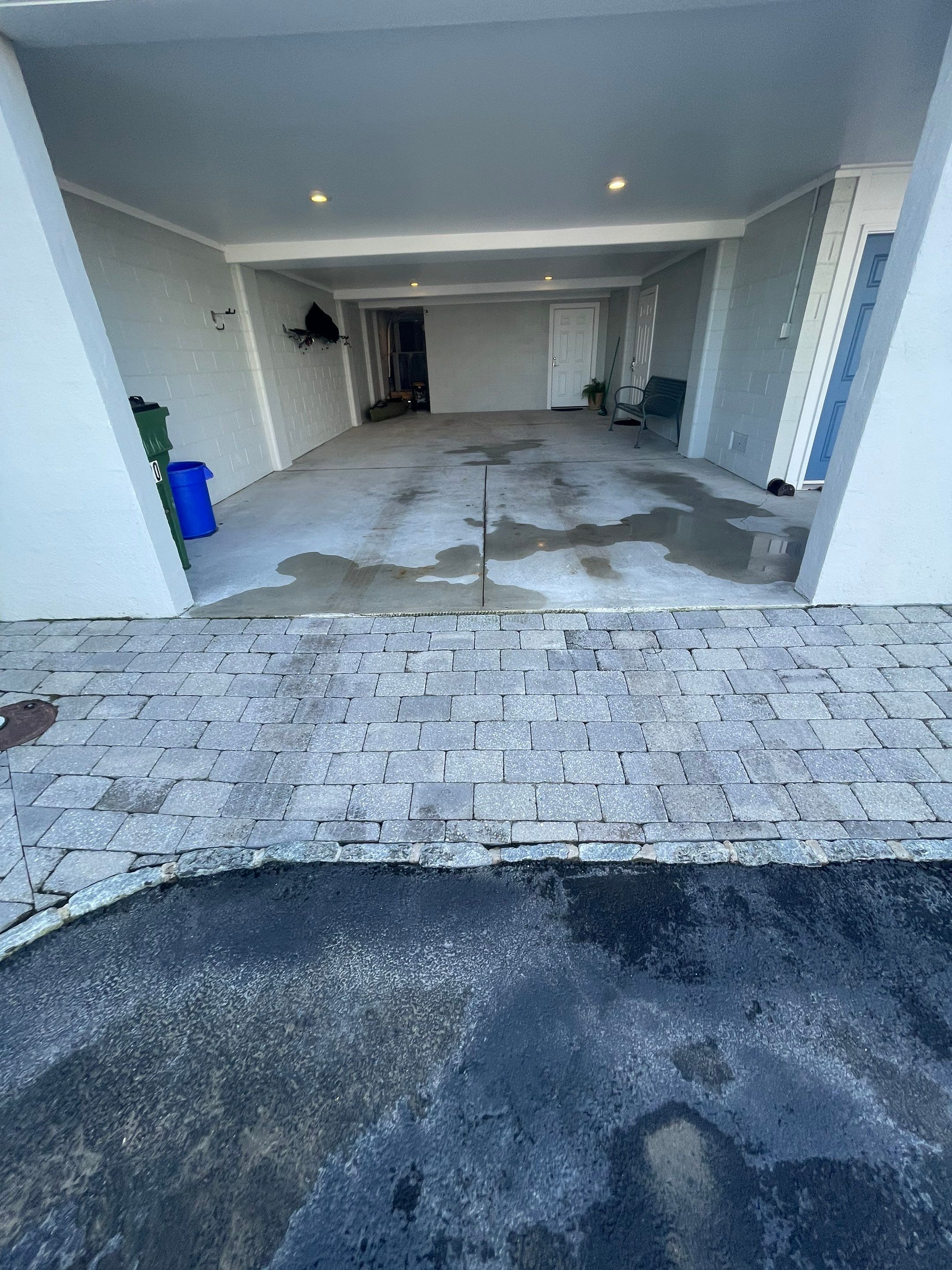Pavers Cleaned & Concrete Cleaning by SJ Exterior