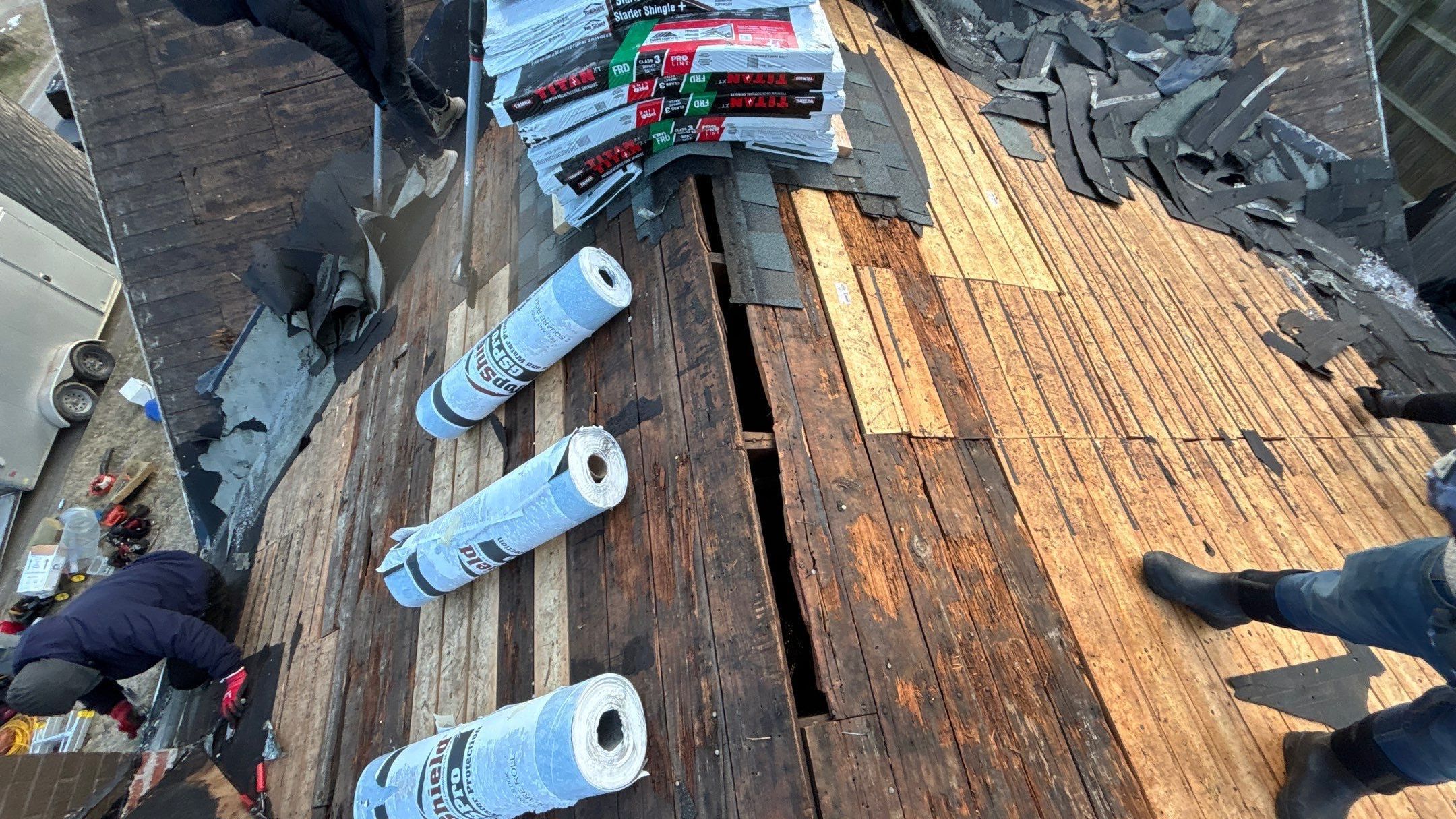 Roof Replacement using TK Thunderstorm Gray by 180 Contractors