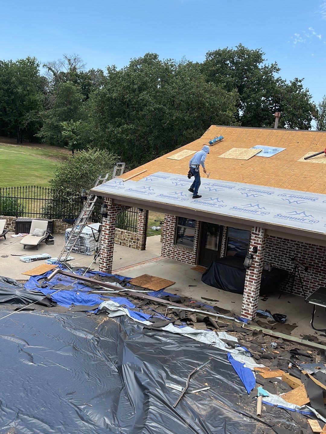 Residential Roof Replacement using Atlas Pinnacle IR in Heather Blend by Elite Roofing LLC