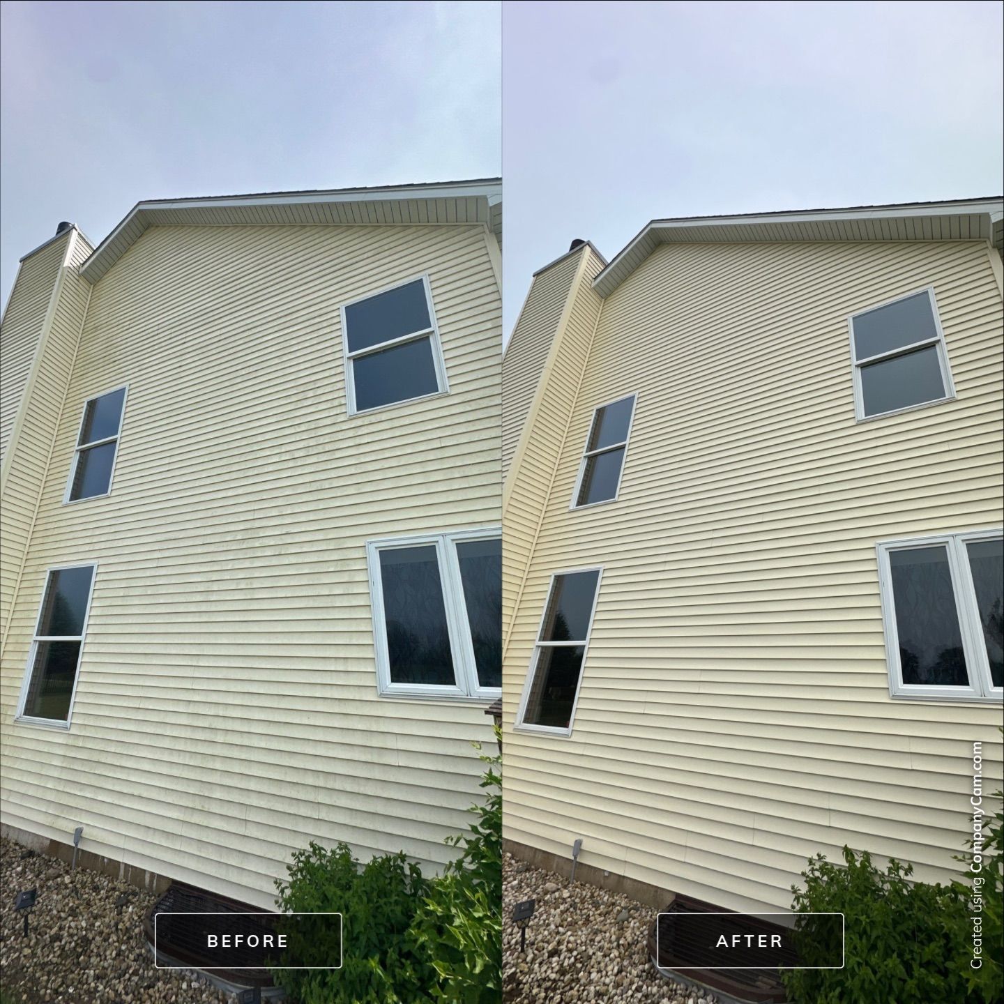 Project in McHenry by Simmons Power & Soft Washing