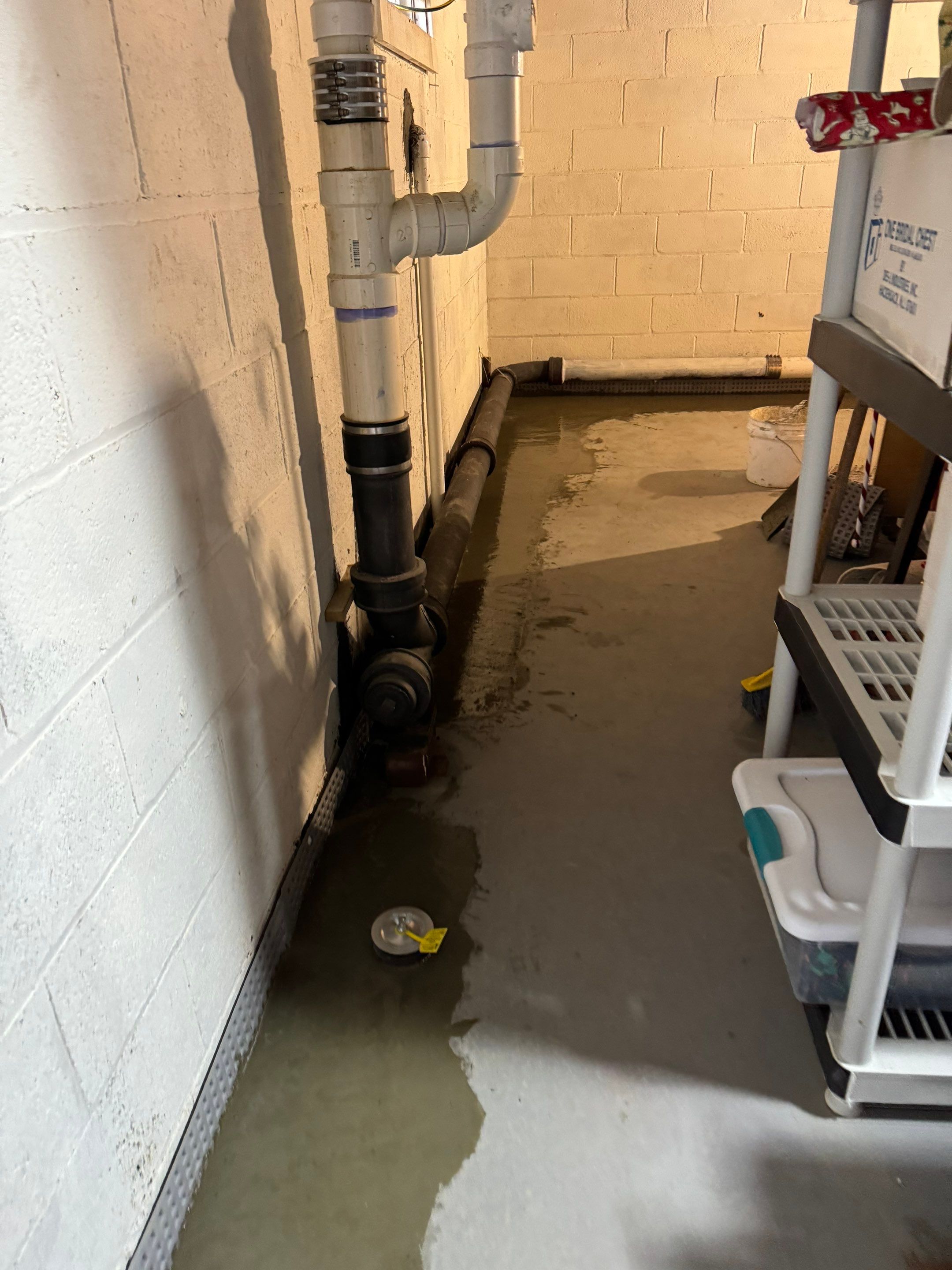 Interior French Drain Boonton NJ by Pure Service Pro, LLC 