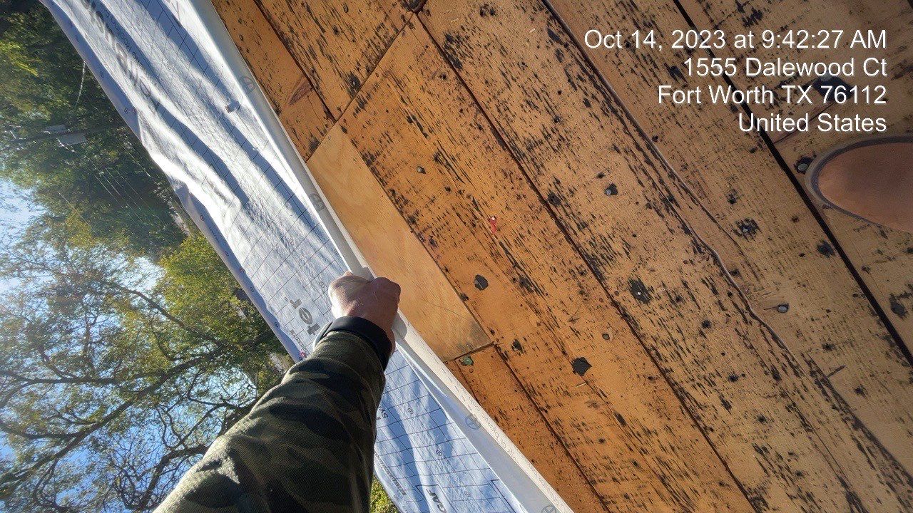 Residential Roof Replacement using GAF HDZ Shingles - Ft. Worth TX by Roof Experts