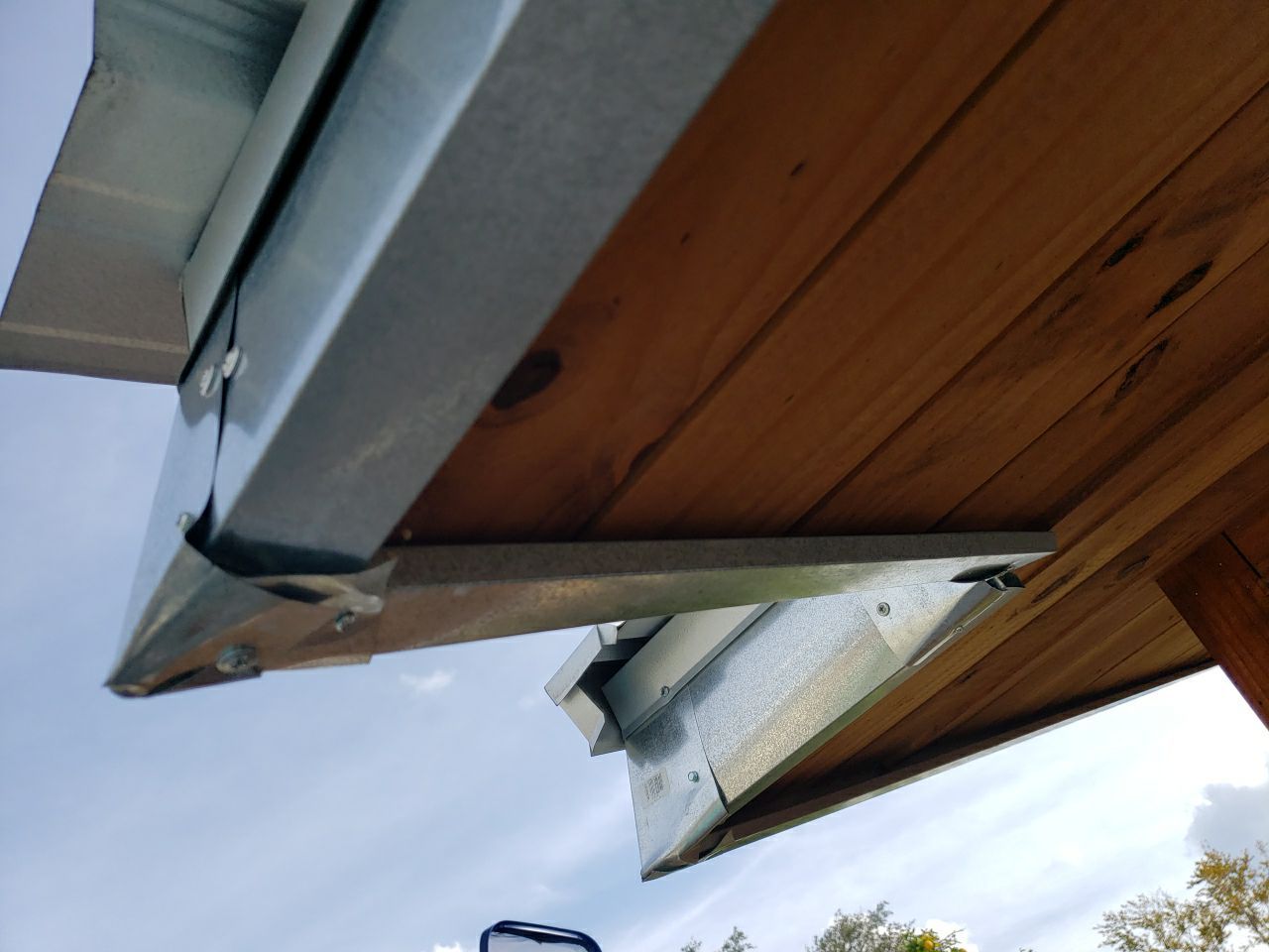 Gutter Installation using K-Style Seamless Gutters and Soffit and Fascia Replacement by Gutter Professors