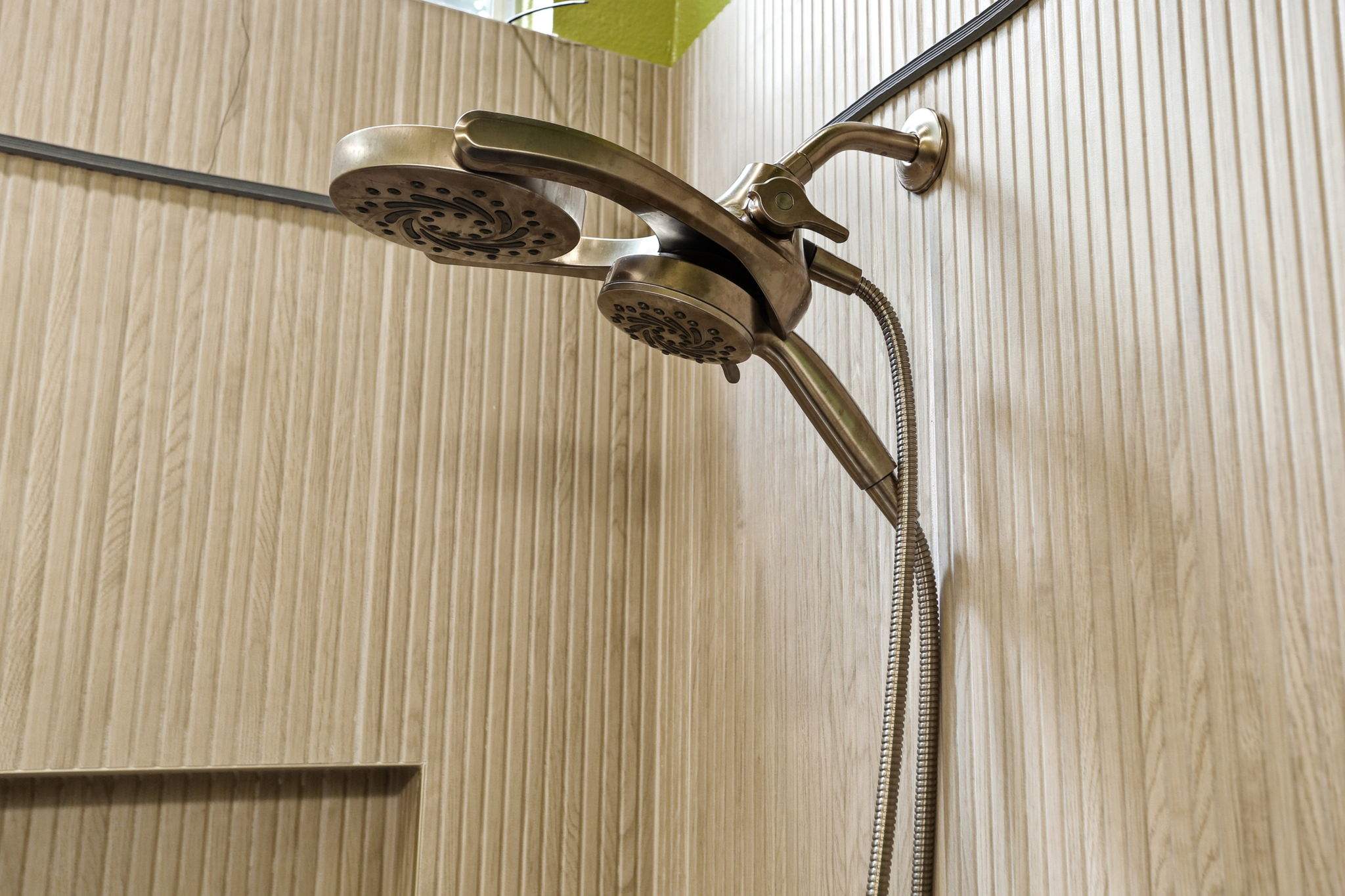 Bold & Colorful Bathroom Remodel | Custom Shower & Statement Wallpaper | San Antonio by Legacy Bath and Kitchen