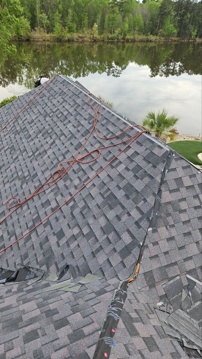 Residential Roofing Installation using Owens Corning Duration Midnight Plum by Indigo State Roofing
