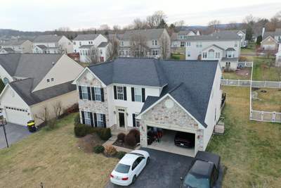 Roofing Installation using CertainTeed Landmark - Moire Black