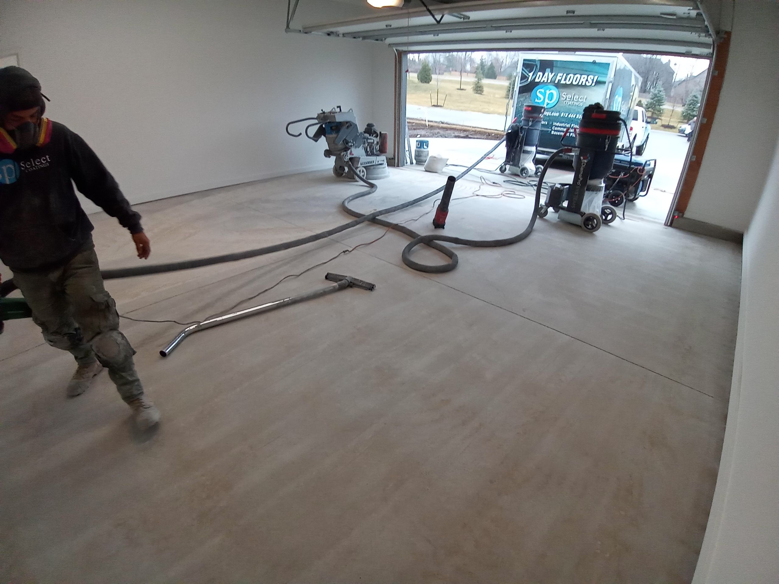 Garage using Smoke by Select Painting, Coatings & Garage Cabinets