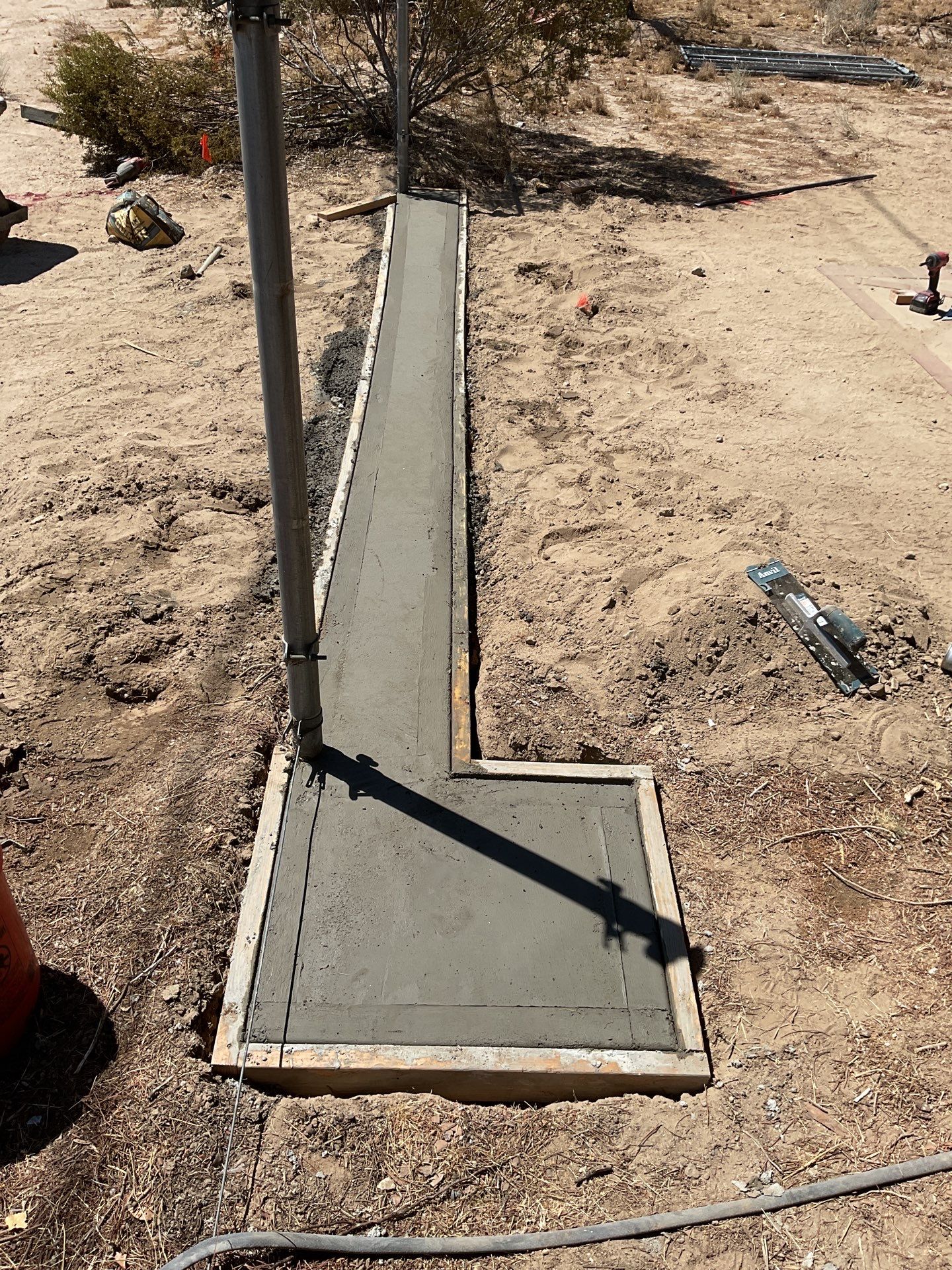 4ft White Vinyl & Chain link Slider Gate with Solar Motor by Fence Guys Inc.
