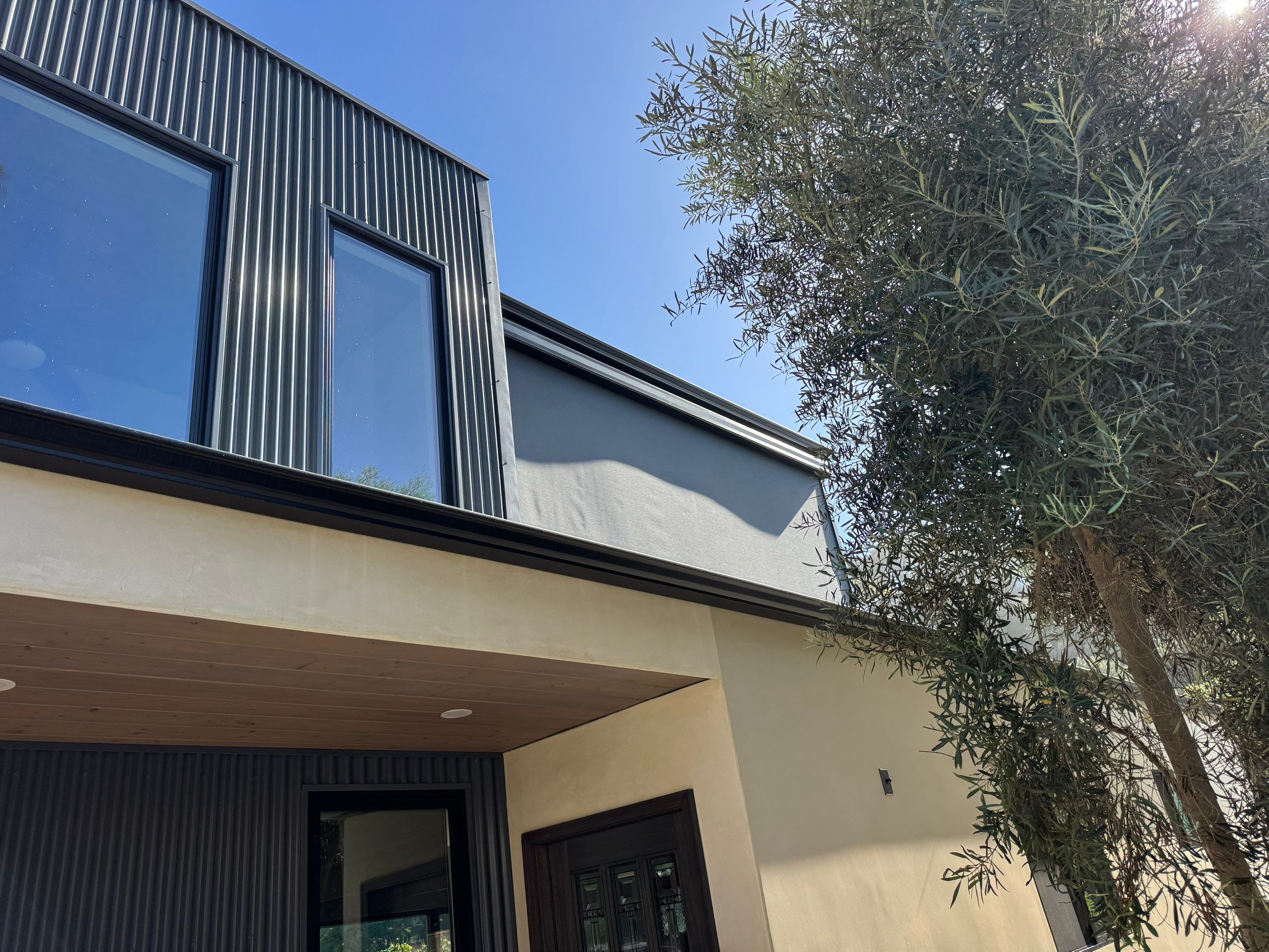 Custom Exterior Retractable Screen Installation in Point Loma by Q Blinds