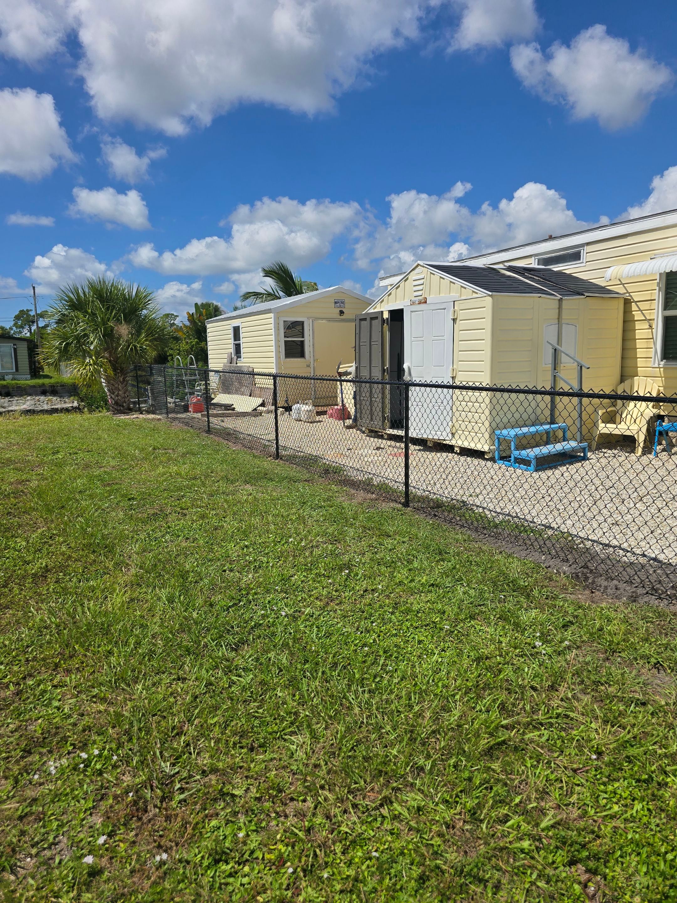 Englewood Waterfront Property Chain Link and Vinyl Fence Installation by True Fence LLC