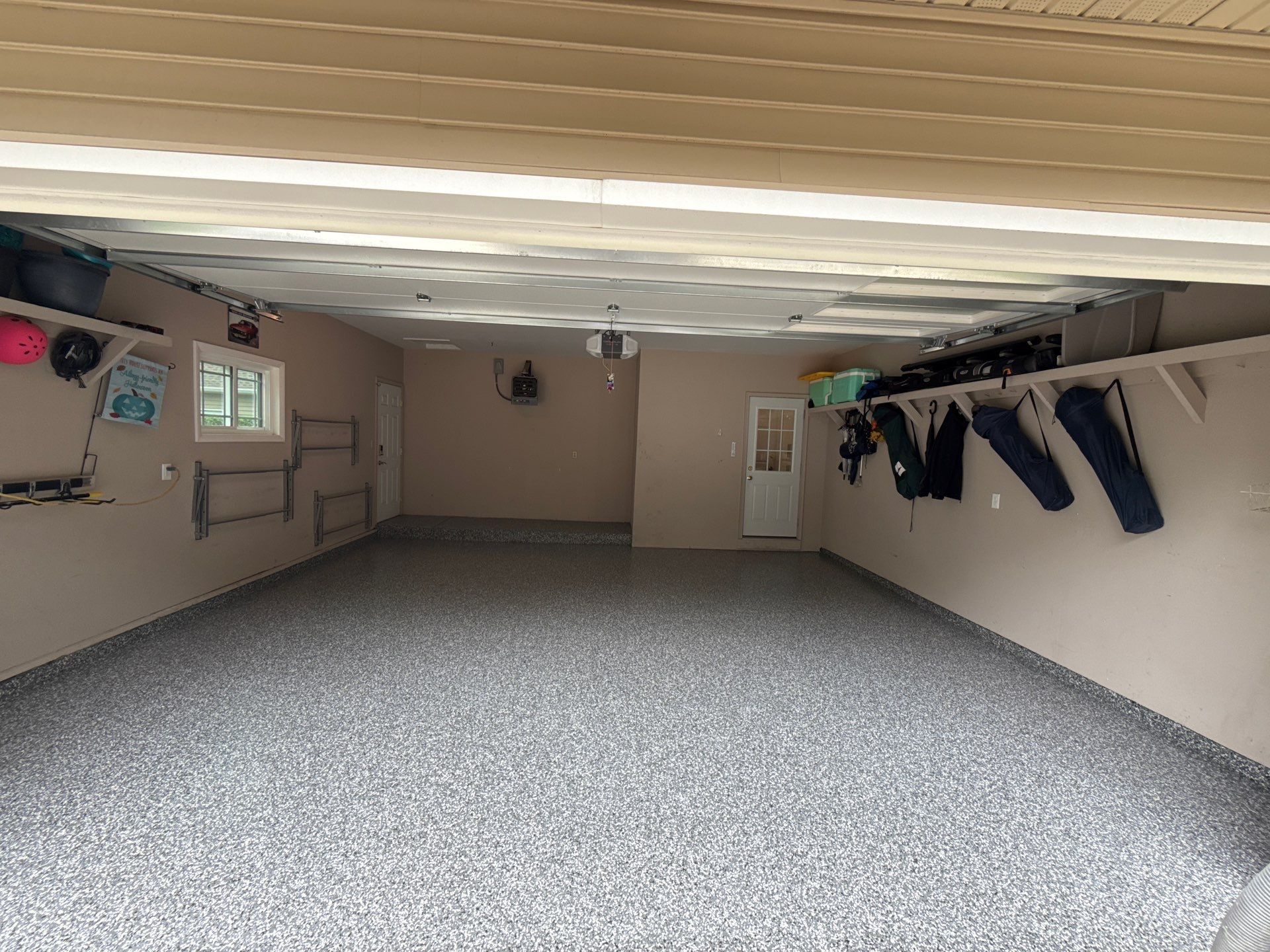New Garage Floor Coating for this Waterloo Homeowner by Revival Concrete Coatings