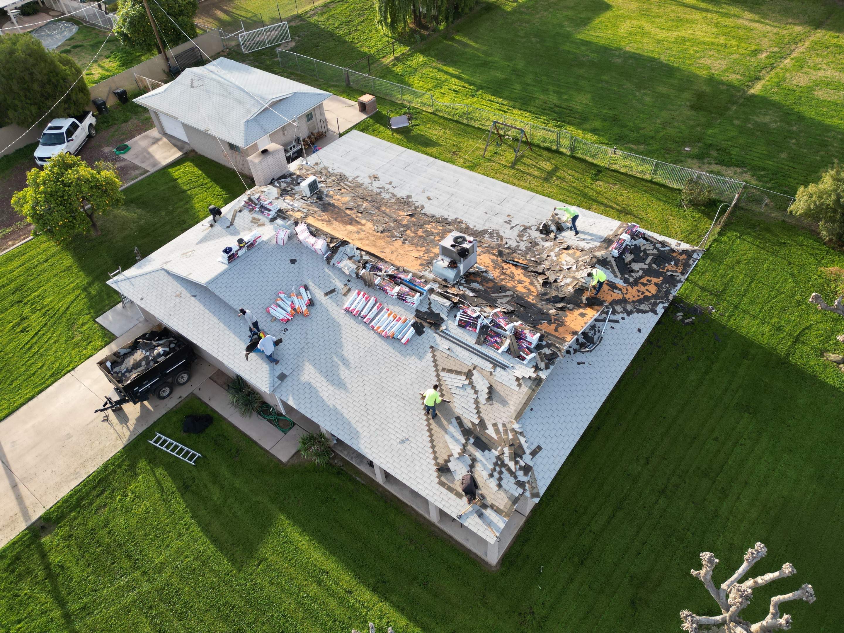 Bruce's Full Re-Roof & Shed by All Storm Roofing & Construction