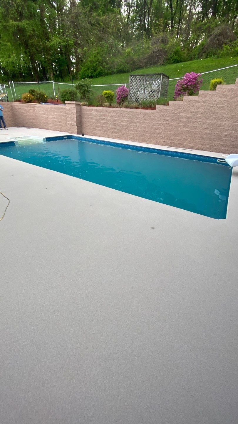 Oxford Pool Deck Project in McKees Rocks by Floors in a Day, Inc