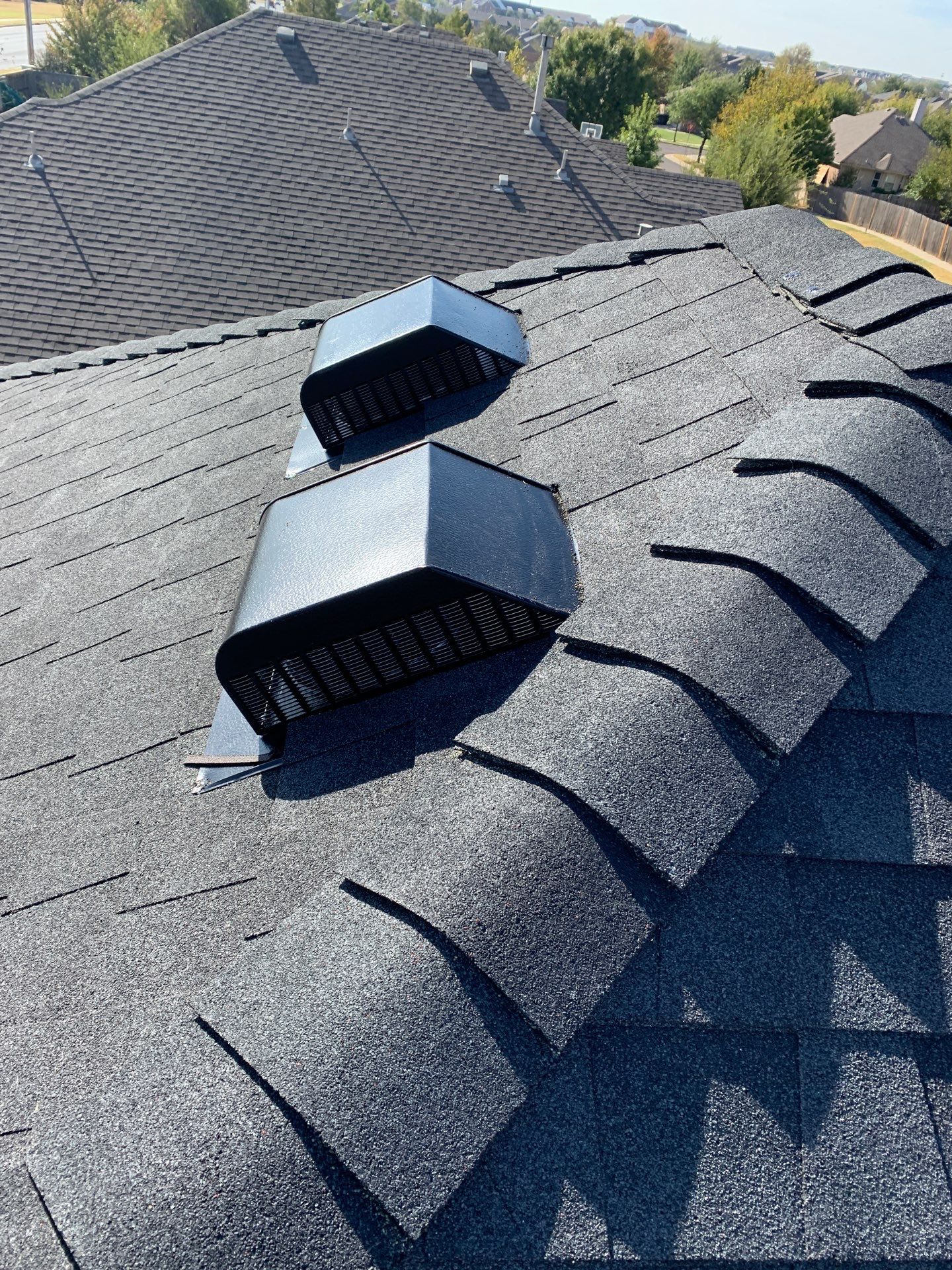 roof replacement & gutter installation in Edmond by McCann's Roofing and Construction