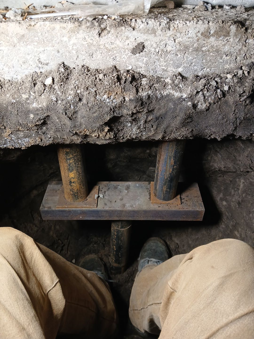 Piering and Concrete Supports by Toledo Basement Repair 