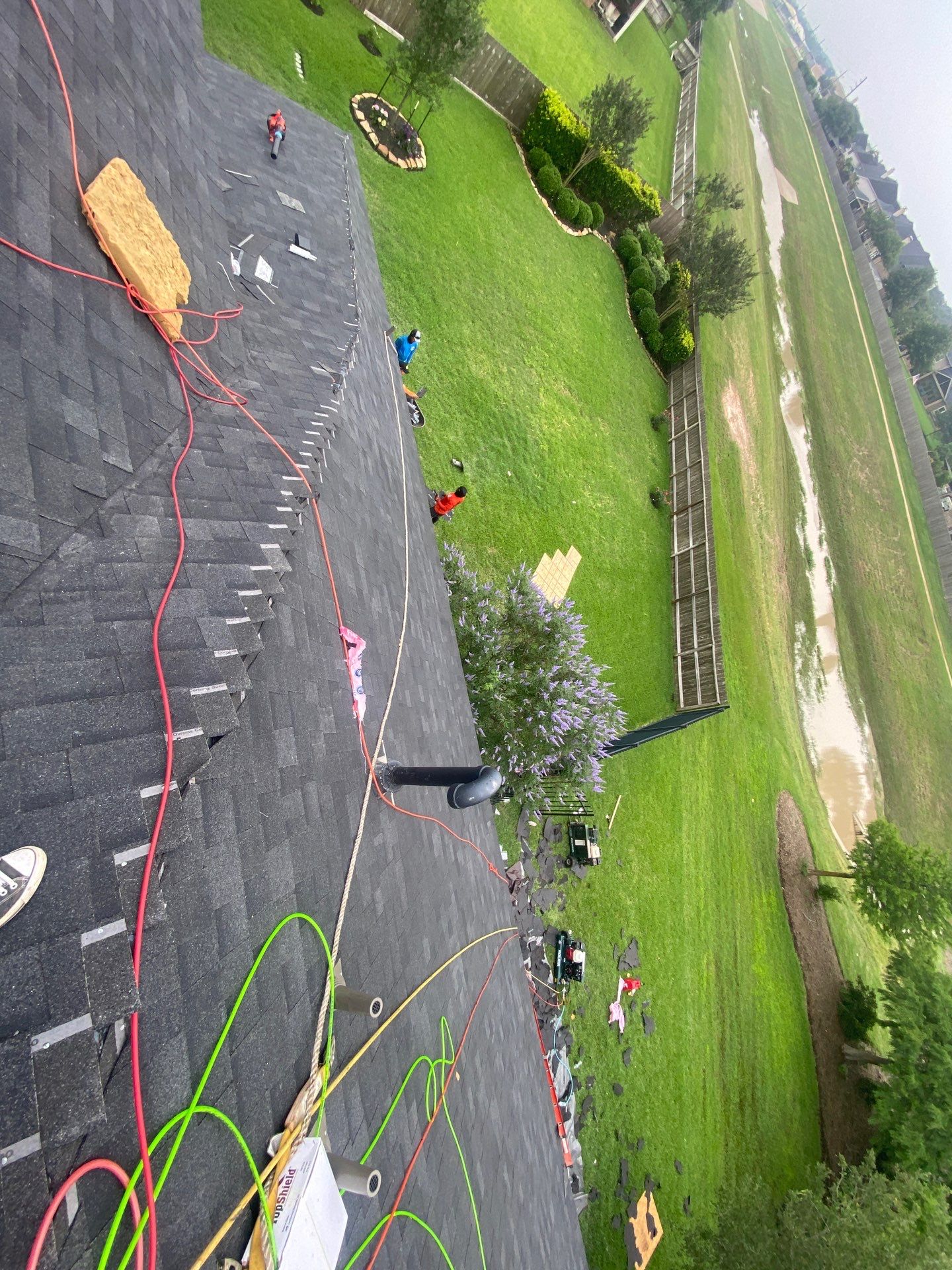 Residential Roofing Installation using Owen's Corning Duration (Lifetime) Shingles by Roof Repair Company