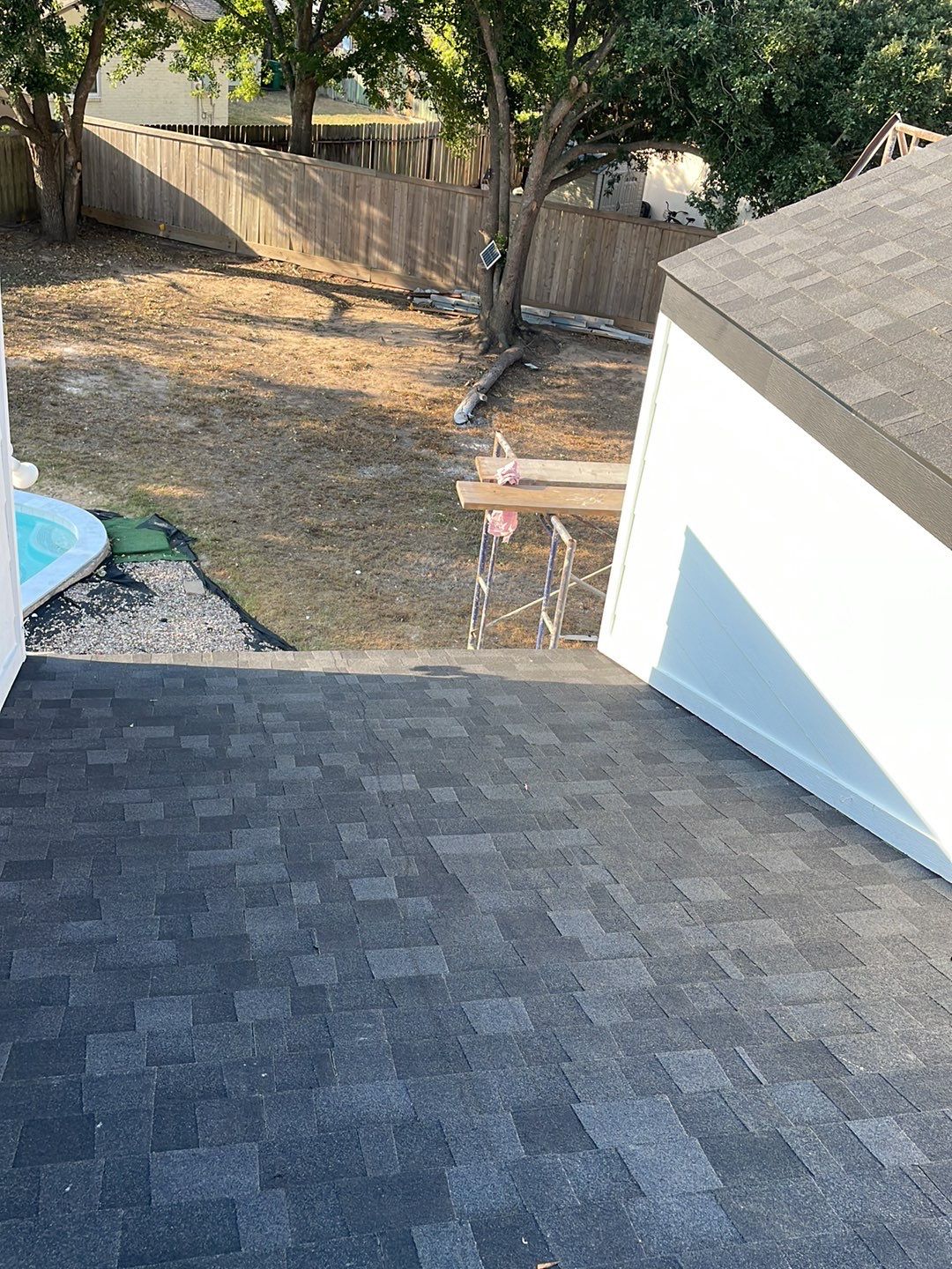 Customer approved through HOAIC to replace roof, paint trim, and repair window damage. by Roof Repair Services LLC