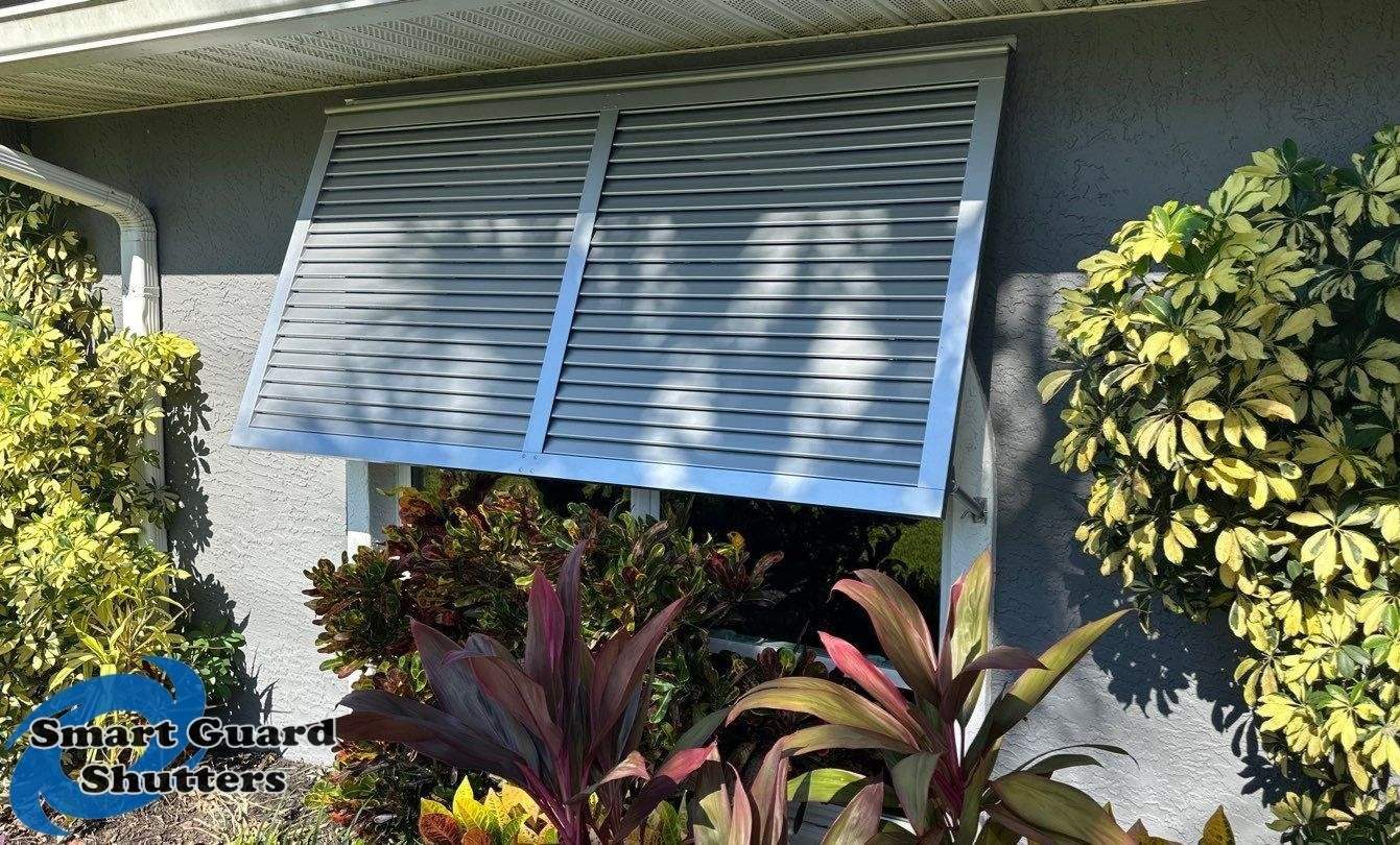 Decorative Bahamas in White Aluminium by Smart Guard Shutters