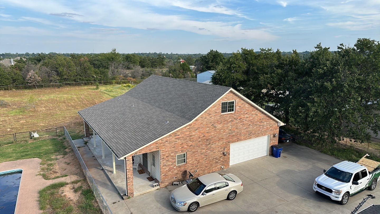 roof & vent replacement in Choctaw by McCann's Roofing and Construction