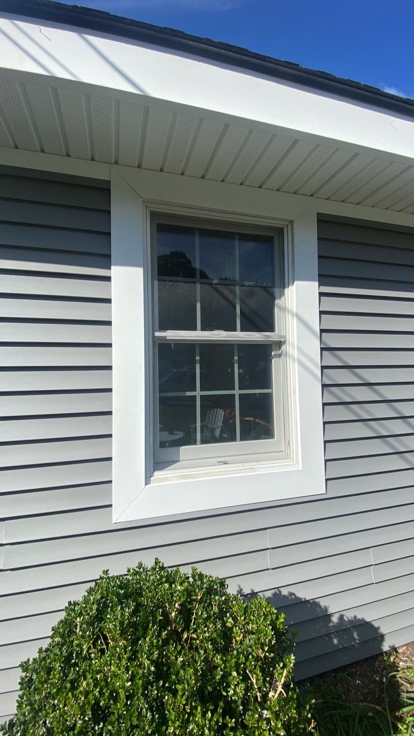 Siding Installation using CertainTeed monogram 4" double 4 Charcoal Gray by A Plus Exterior