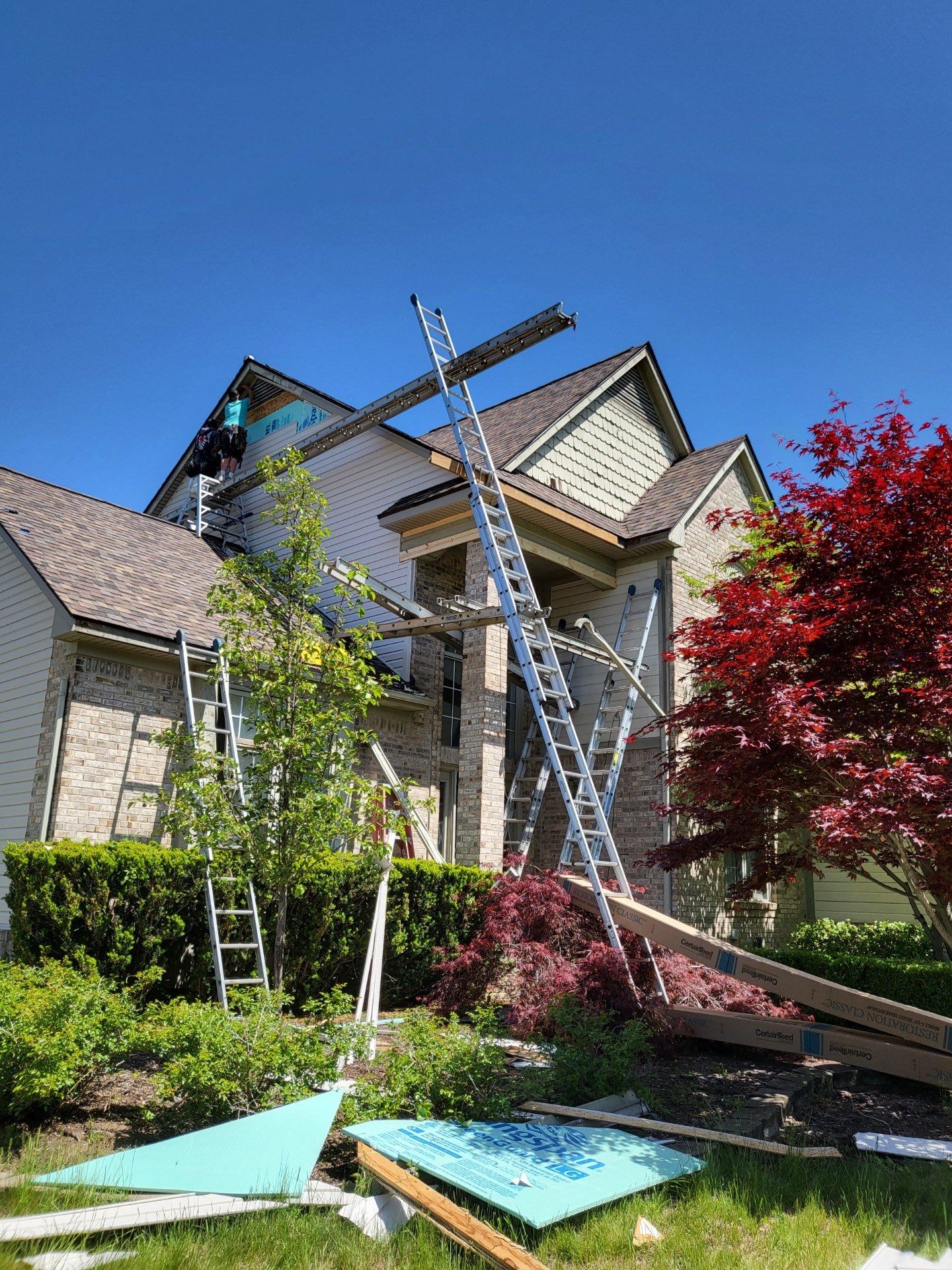 Siding Replacement using CertainTeed Restoration Classis D4 by 180 Contractors