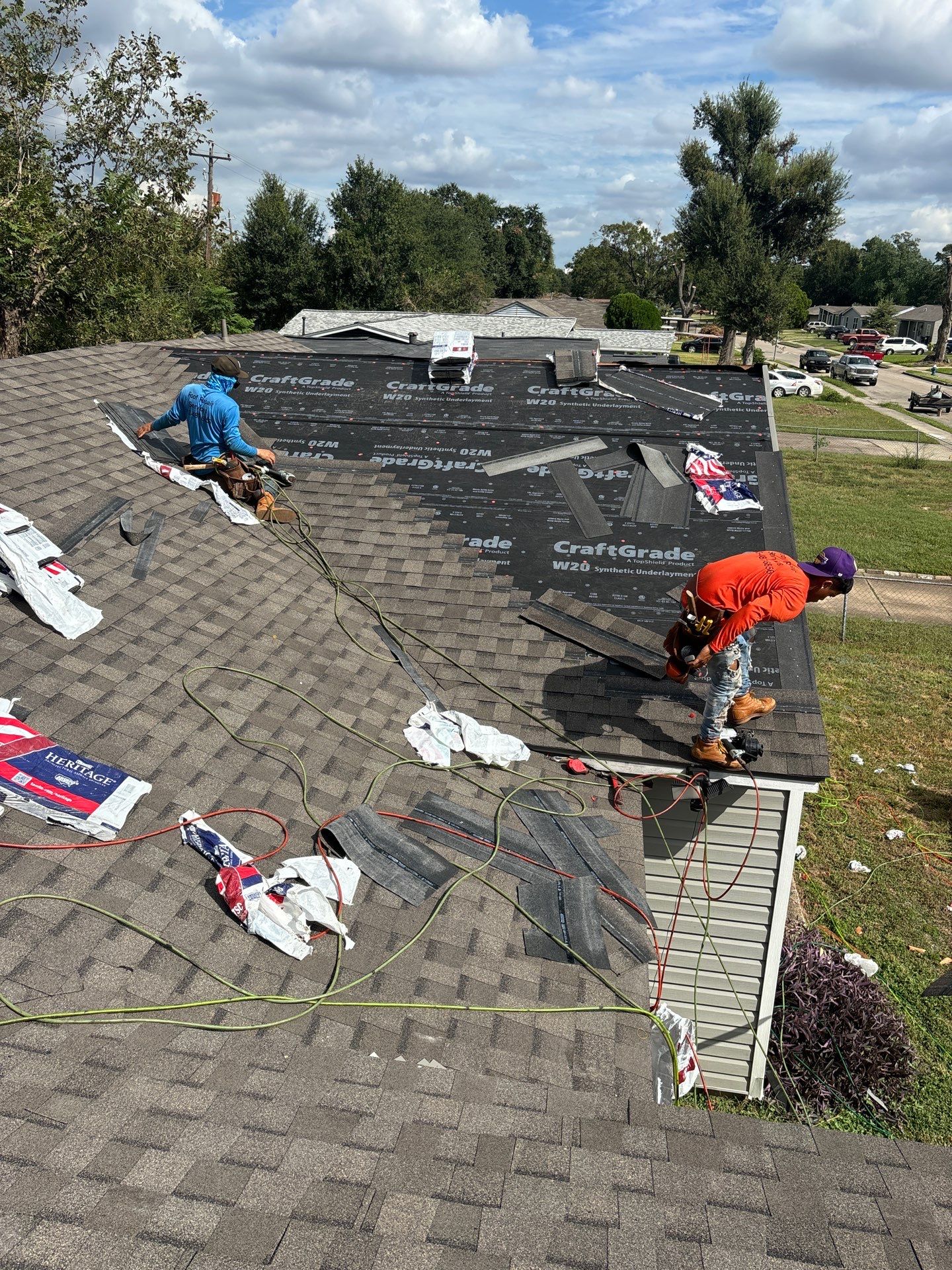 Residential Roofing Repair using Owen's Corning Duration (Lifetime) Shingles by Roof Repair Company