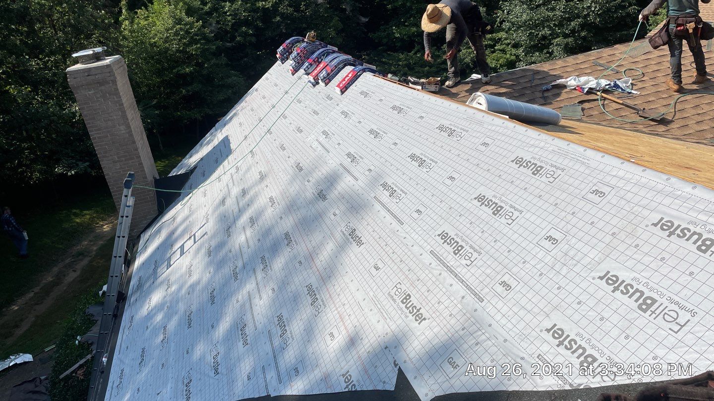 Roof Replacement using GAF Timberline HDZ by American Home Contractors