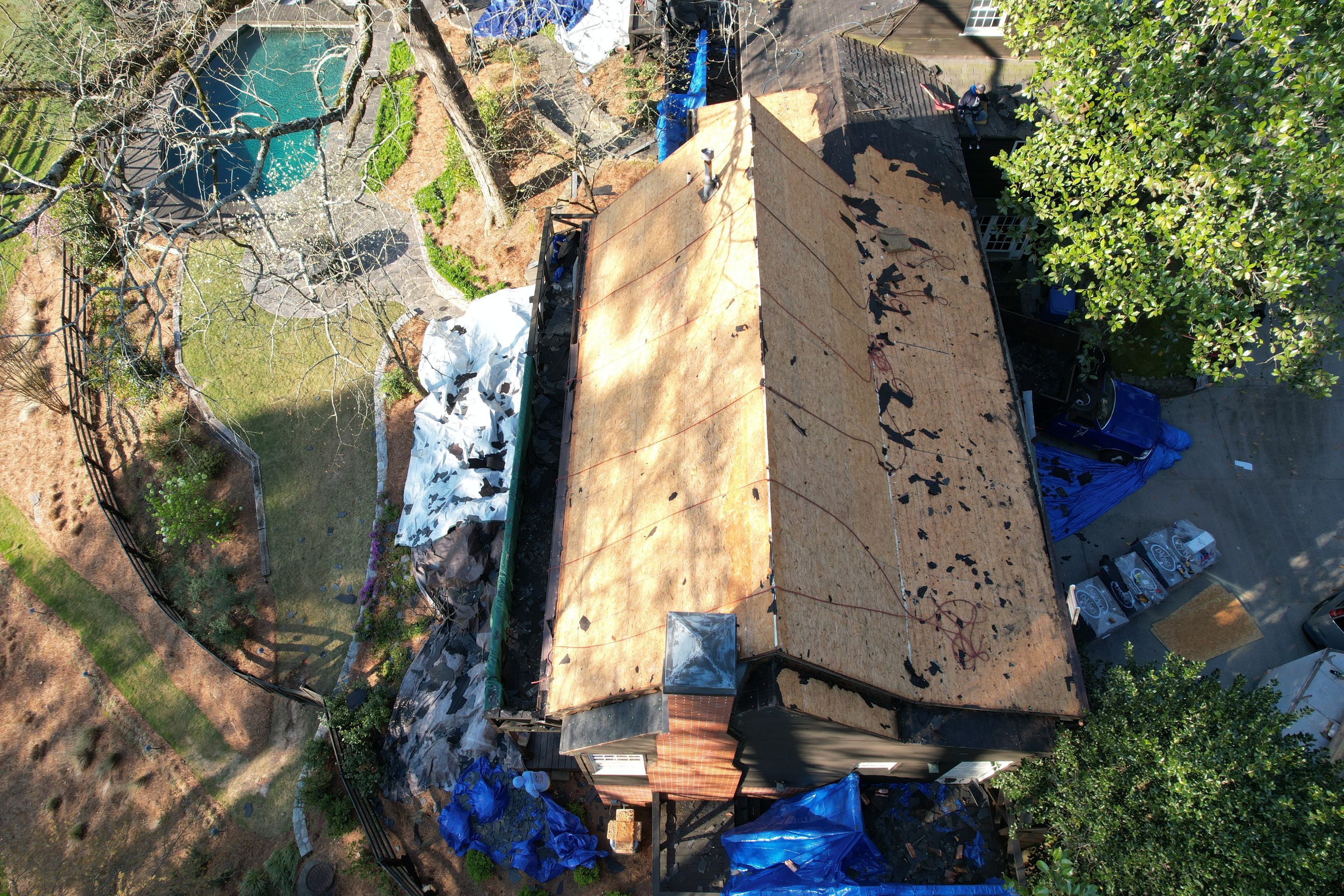 Residential Roofing Installation using Da Vinci Slate  by Inspector Roofing and Restoration