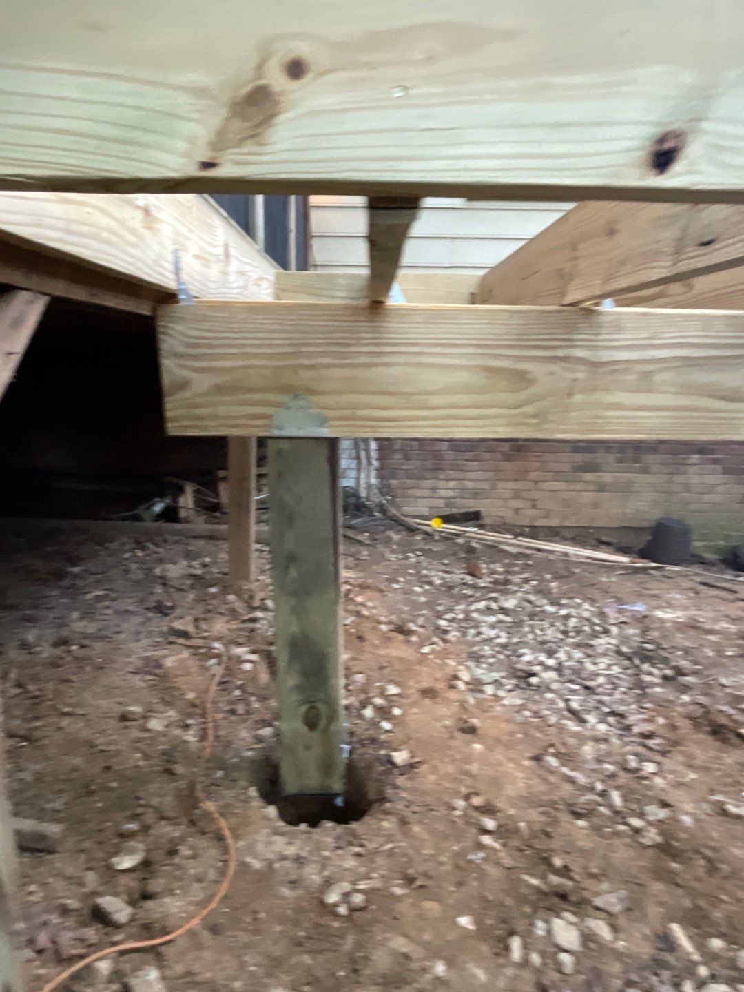 Oak Leaf Circle - Deck Installation  by Pillar and Pine