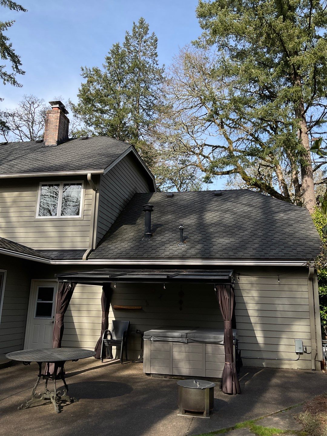 Roof Treatment and Driveway Wash Using Biocide by Willamette Outdoor Wash LLC