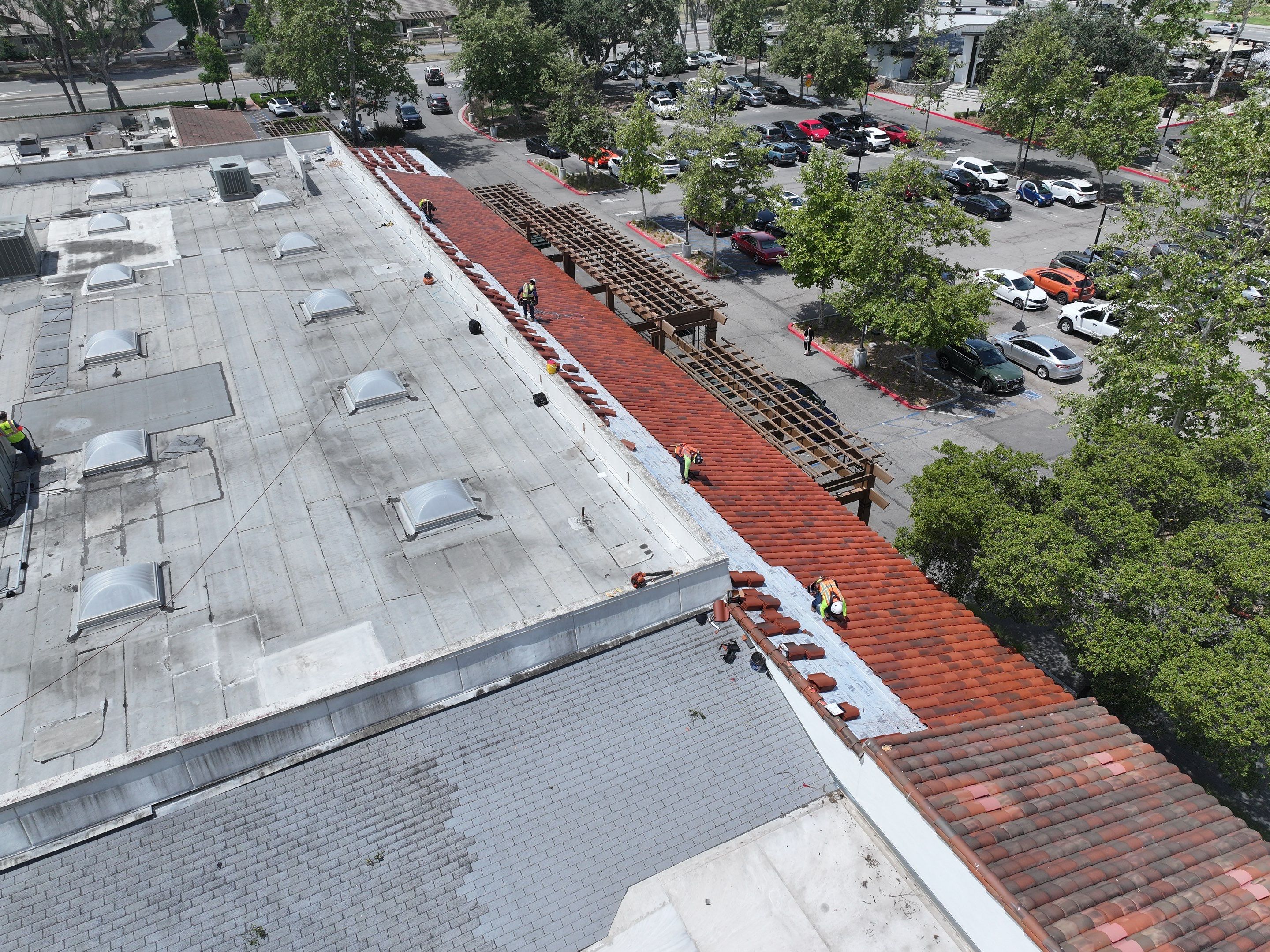 Regency Westlake Shopping Center  by Sanchez Single Ply Roofing