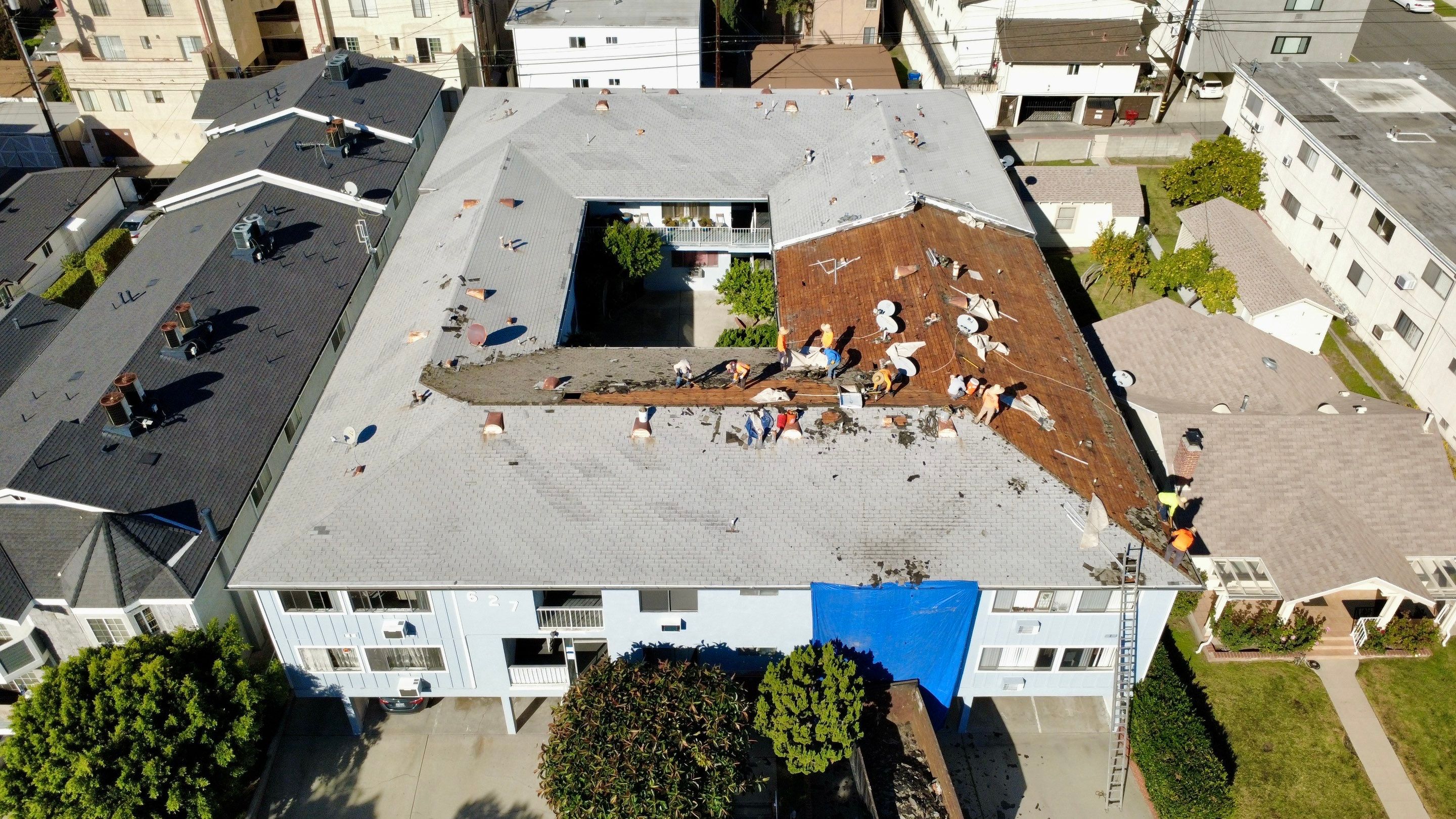 New Roof! Aparmtent Building in Burbank, CA by Hull Brothers Roofing