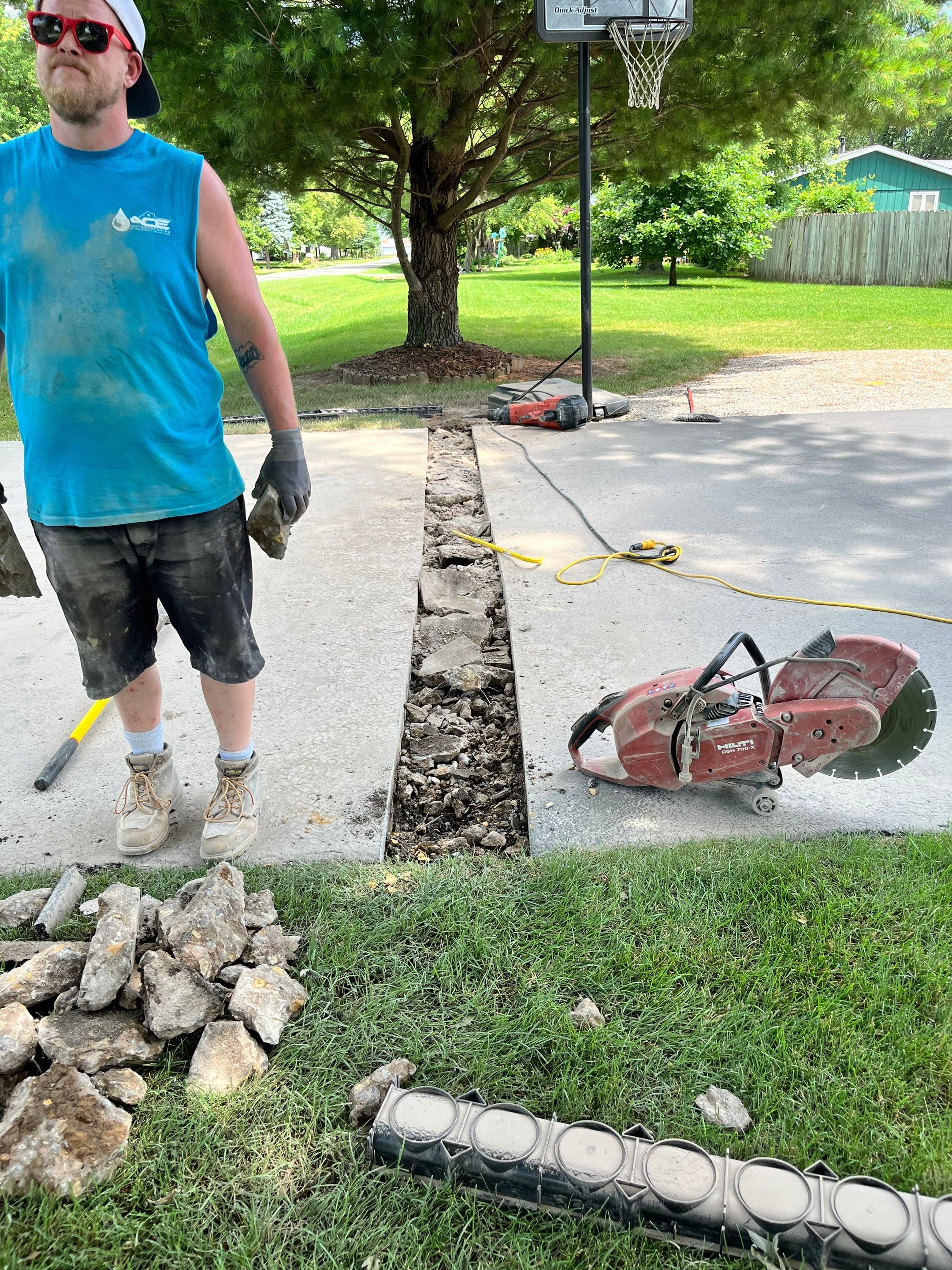 Orion Trench Drain by ACE Waterproofing & Basement Solutions