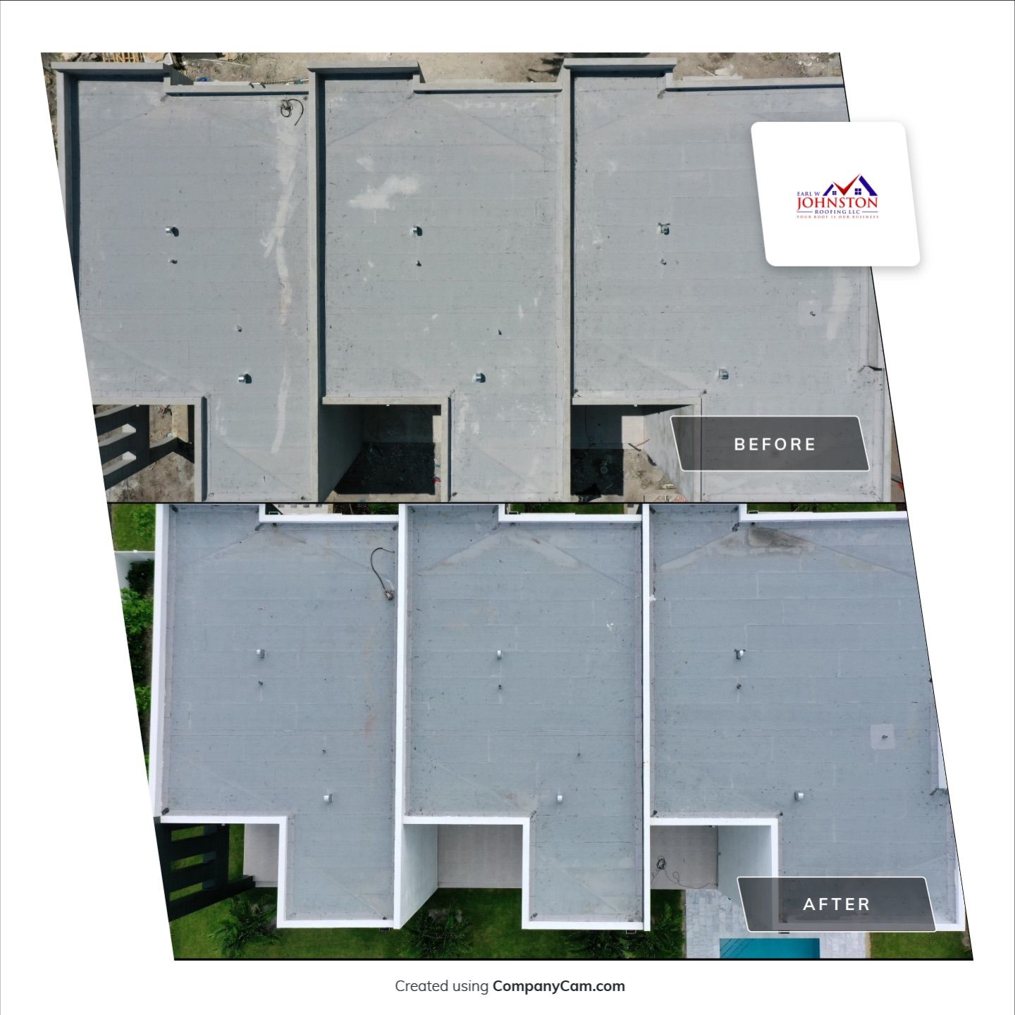 Residential New Construction Roof Installation by Earl W. Johnston Roofing 