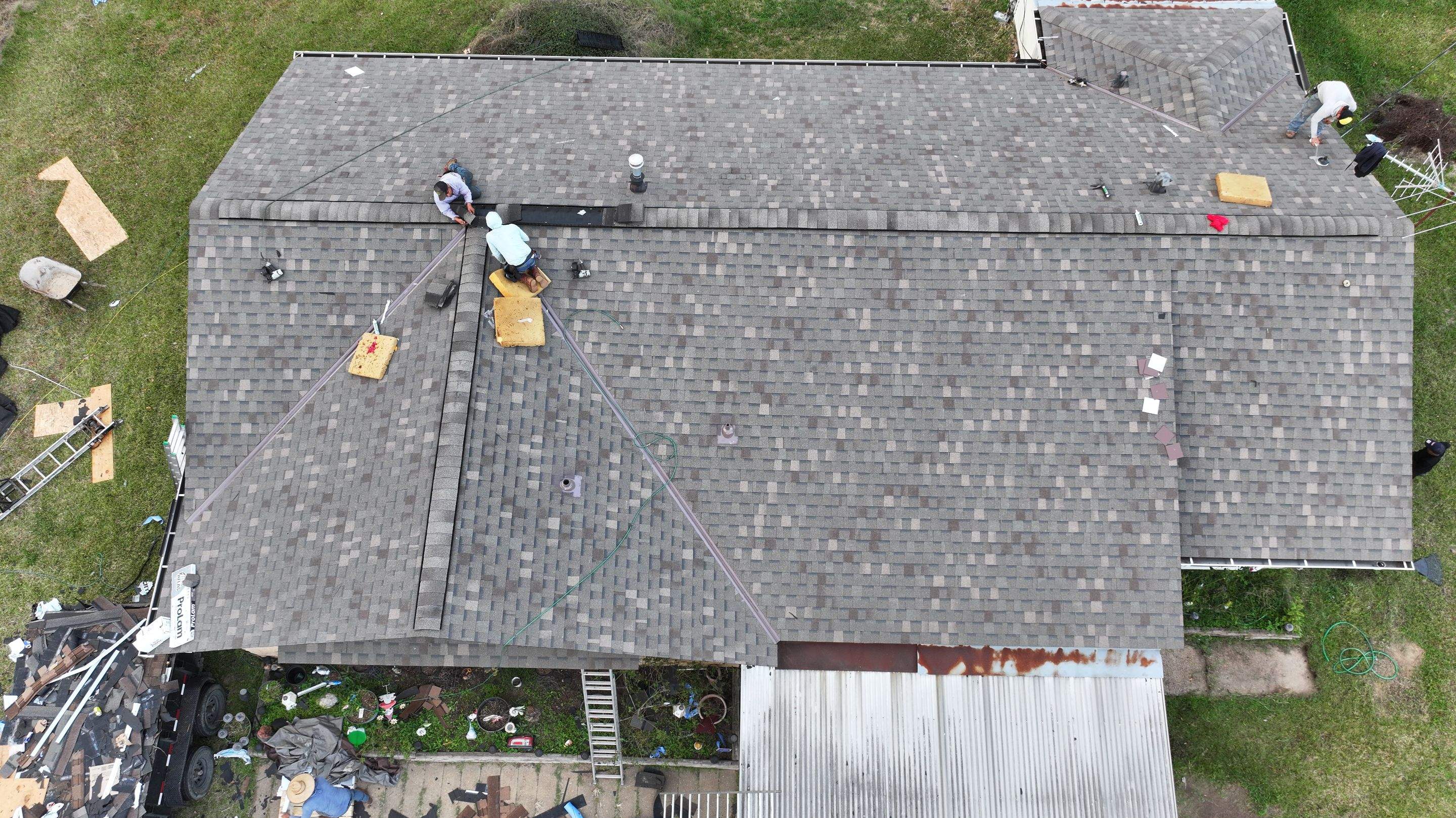 Roof Replacement with New Decking — Magnolia, TX by PL Roofing & SB Roofing, LLC.