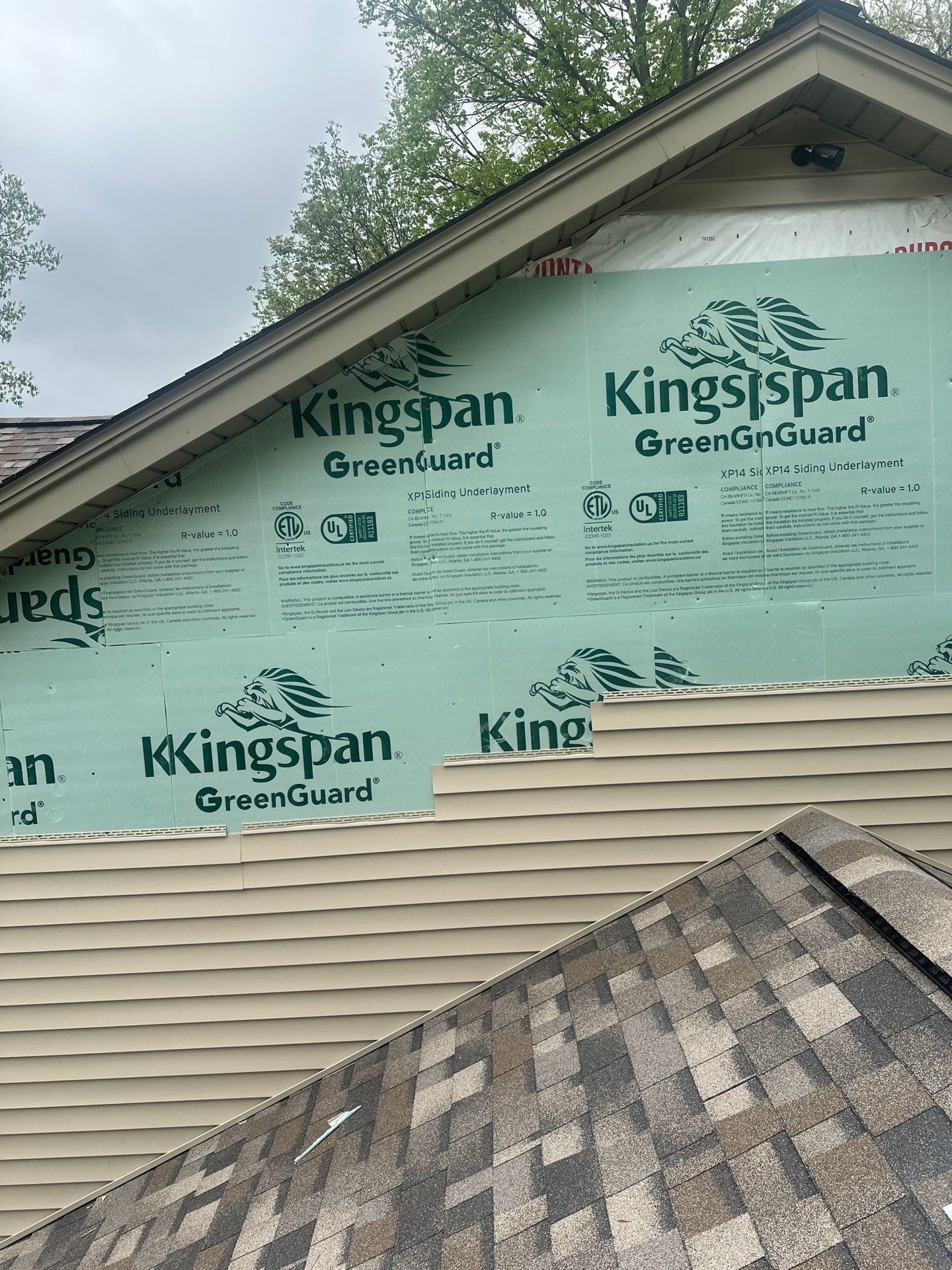 Roof Replacement using Owens Corning Sand Dune by 180 Contractors