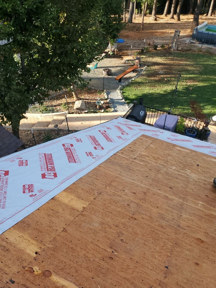 Residential Roofing Installation using Owens Corning Insulation by Byers Enterprises 
