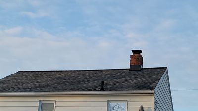 ATLAS PINNACLE COLOR: SCOTCHGARD HEARTHSTONE DRIP EDGE: WHITE