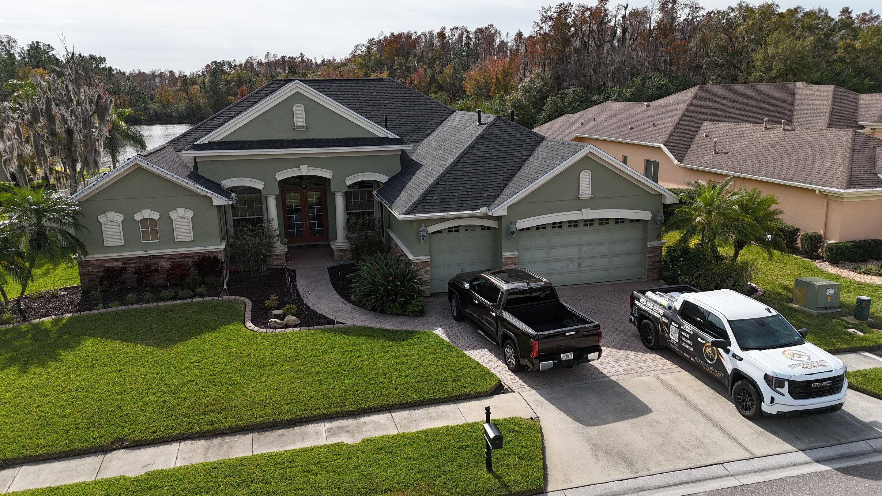 Roof Replacement in Land O' Lakes, FL by Steadfast Roofing 