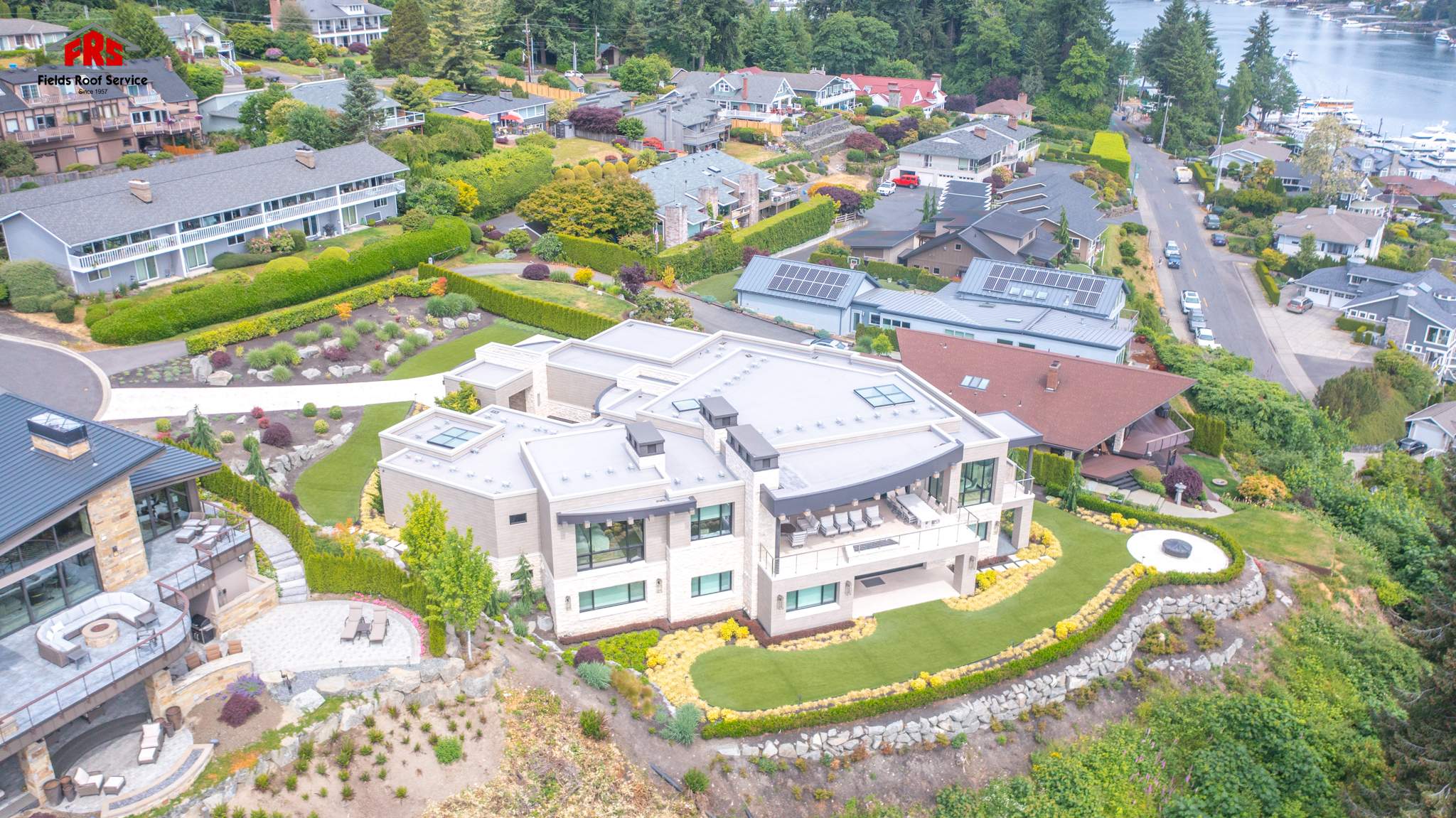 Gig Harbor Residential Reroof - TPO by Fields Roof Service Inc